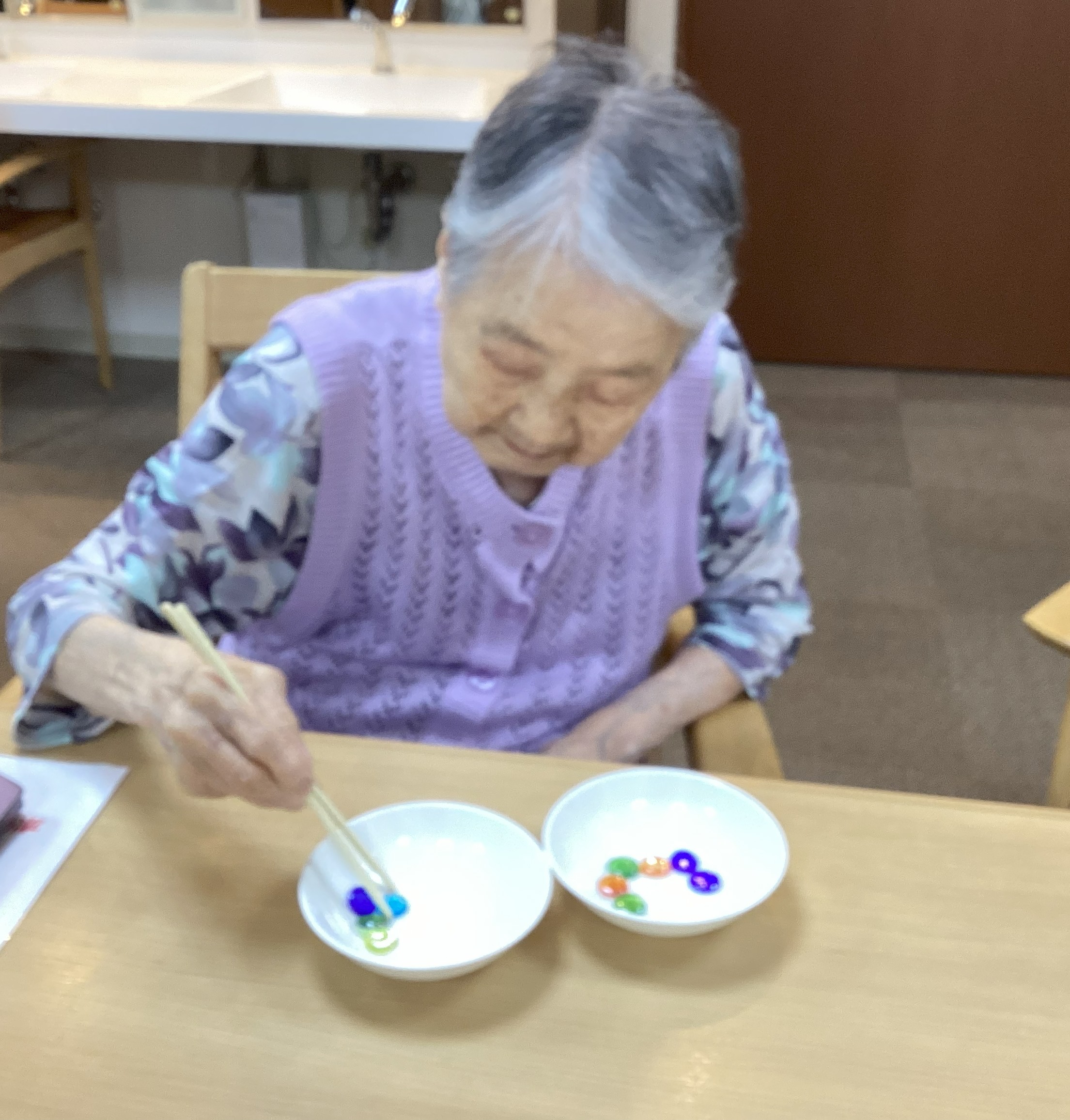 おはじきすくい(*^-^*)
