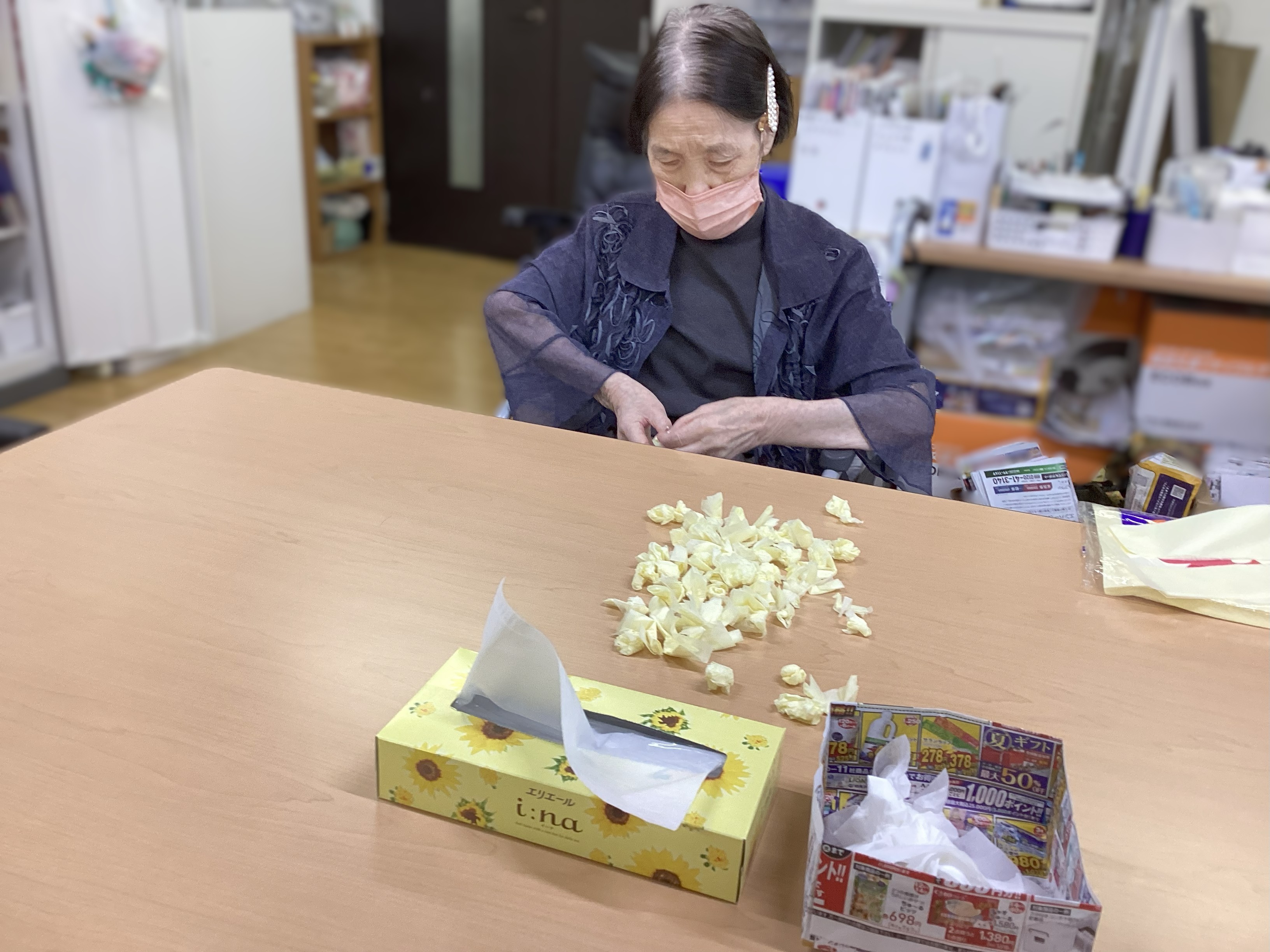 夏祭り創作レク✂　看板作り
