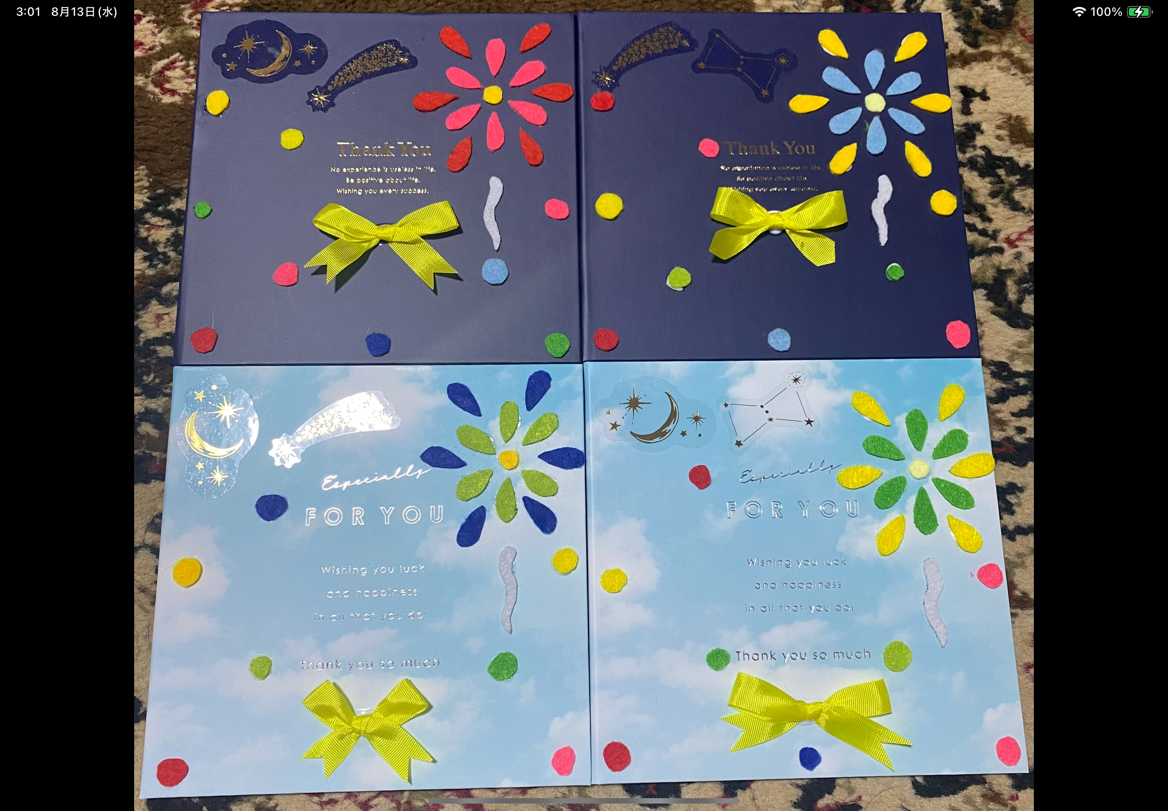 🌻お誕生日カード🎆