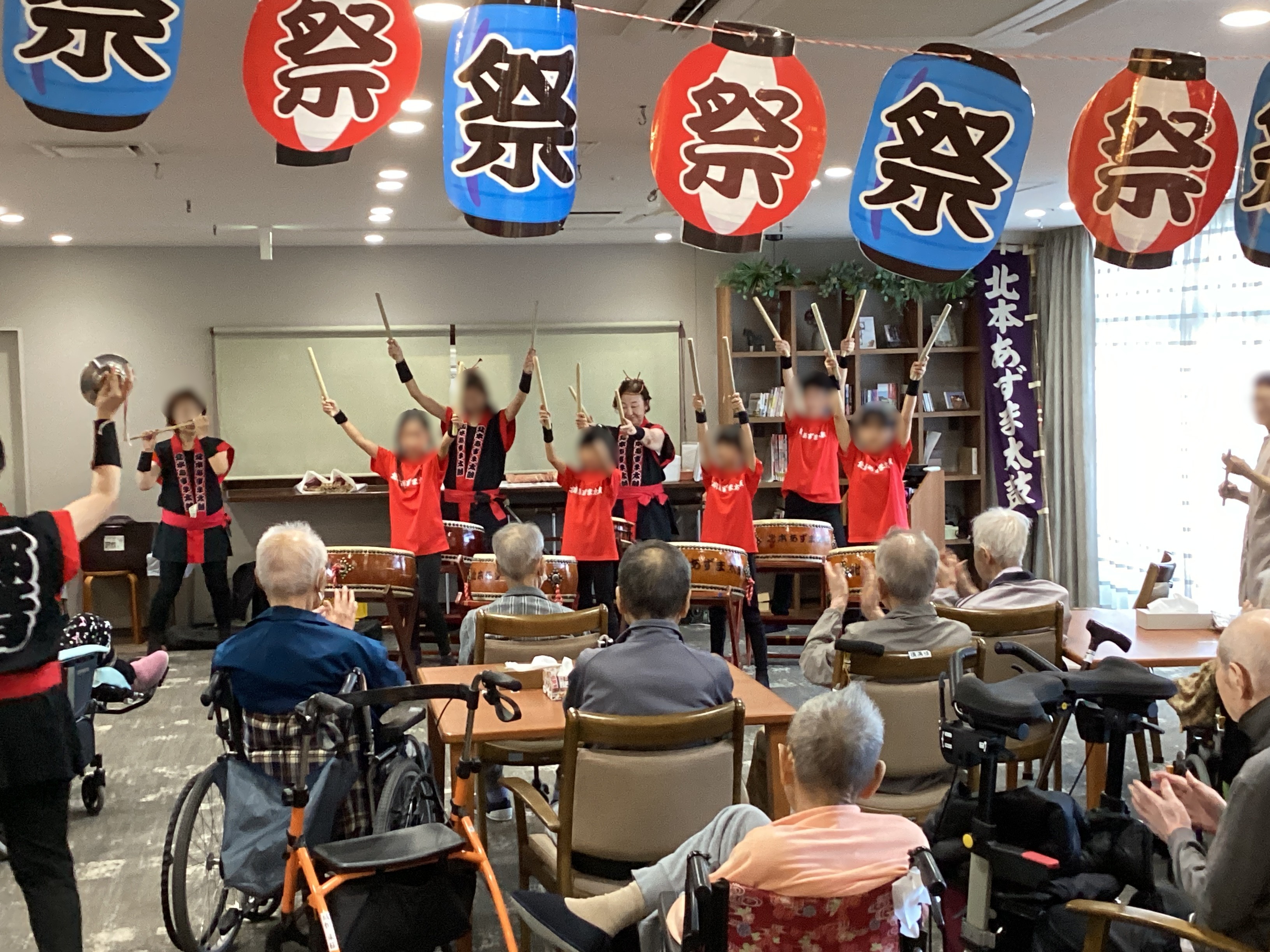 和太鼓　生演技♪