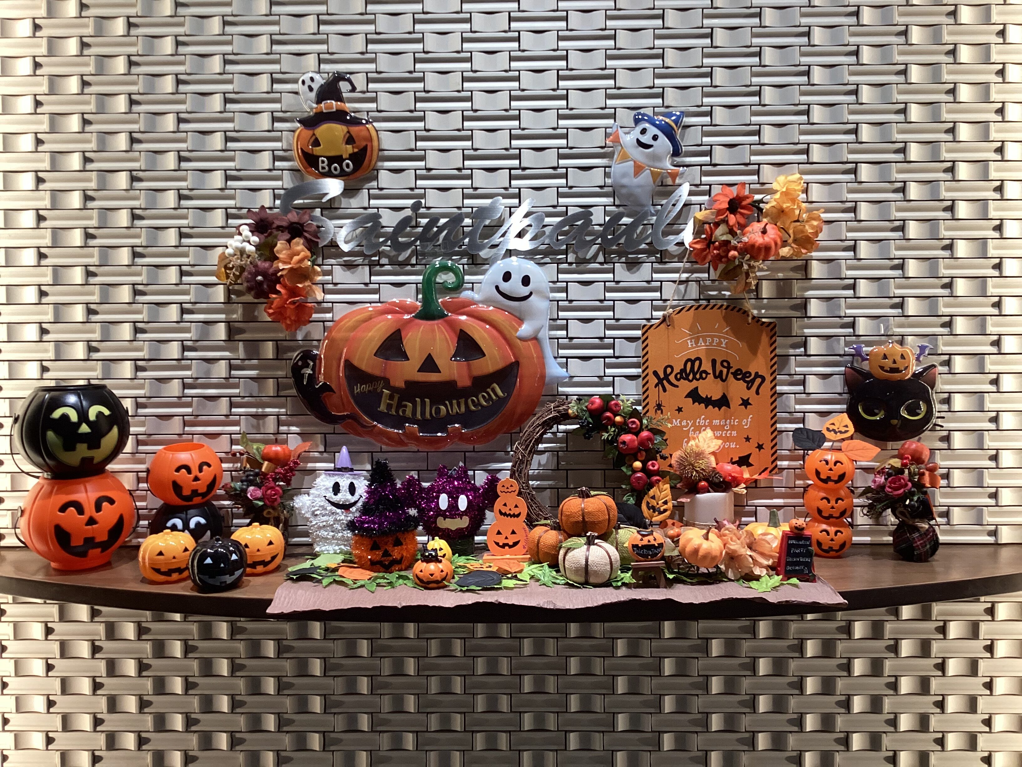 ハロウィンの飾り