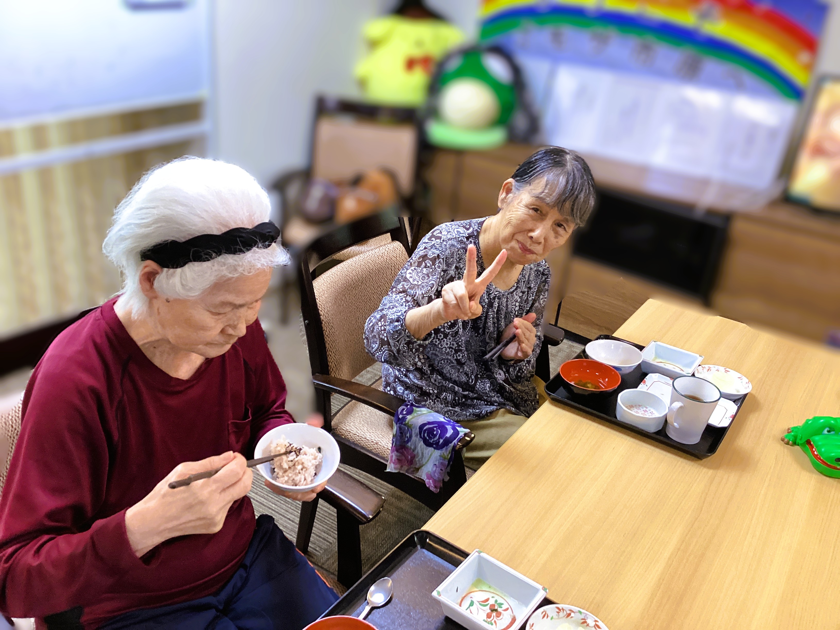 お赤飯とかき揚げ、、それは、、