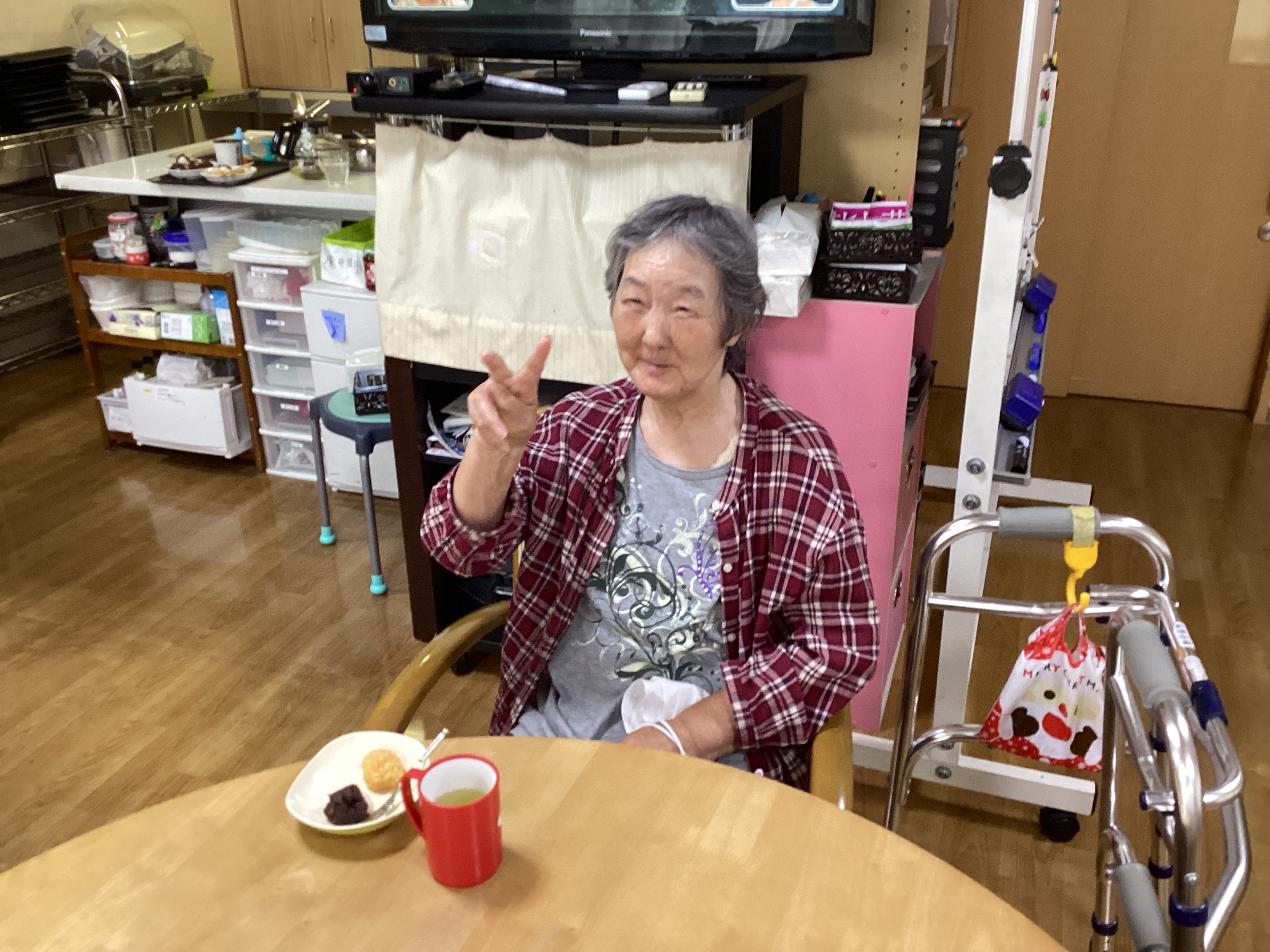 秋分の日　おはぎ作り