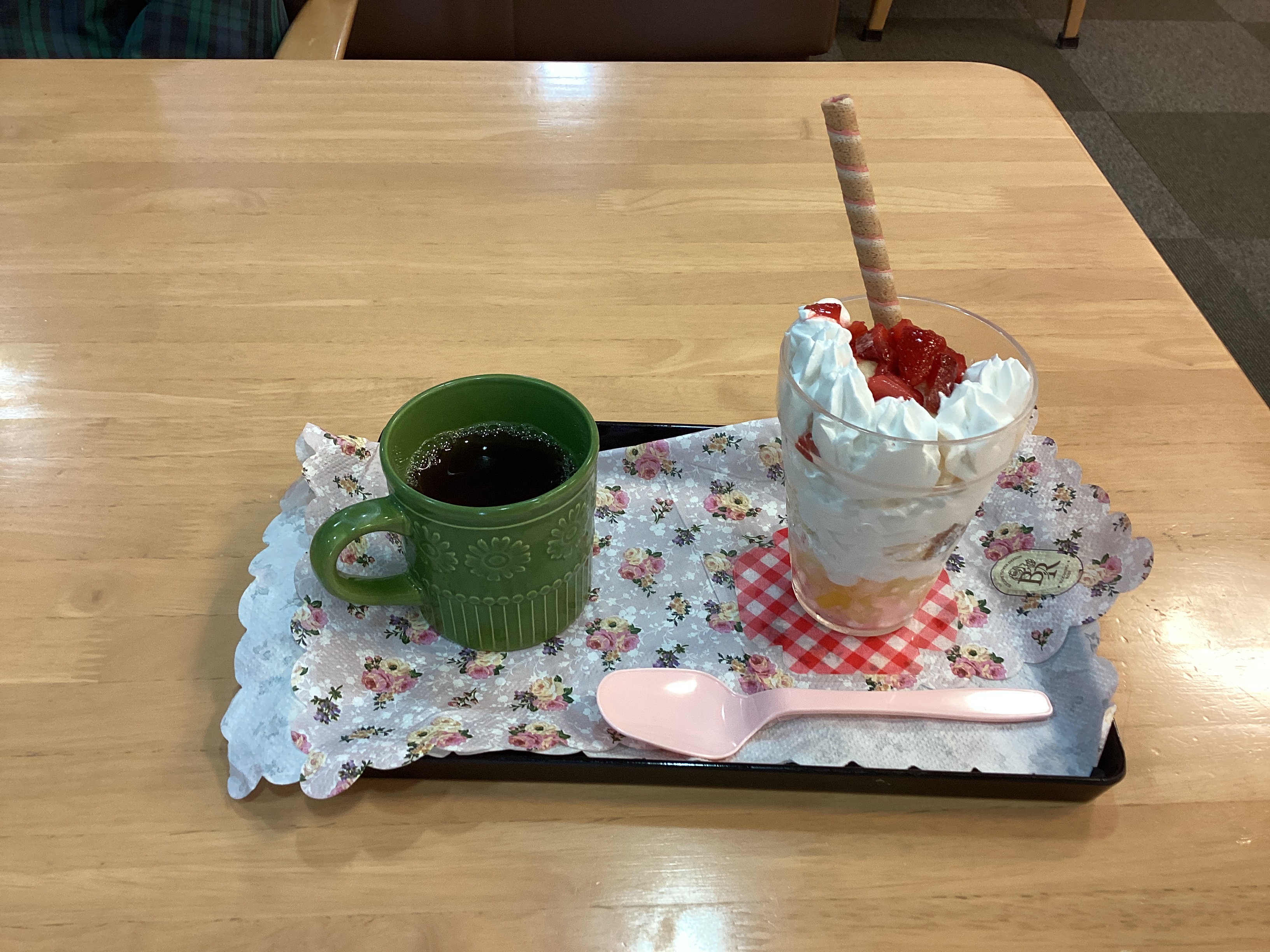 手作りパフェ