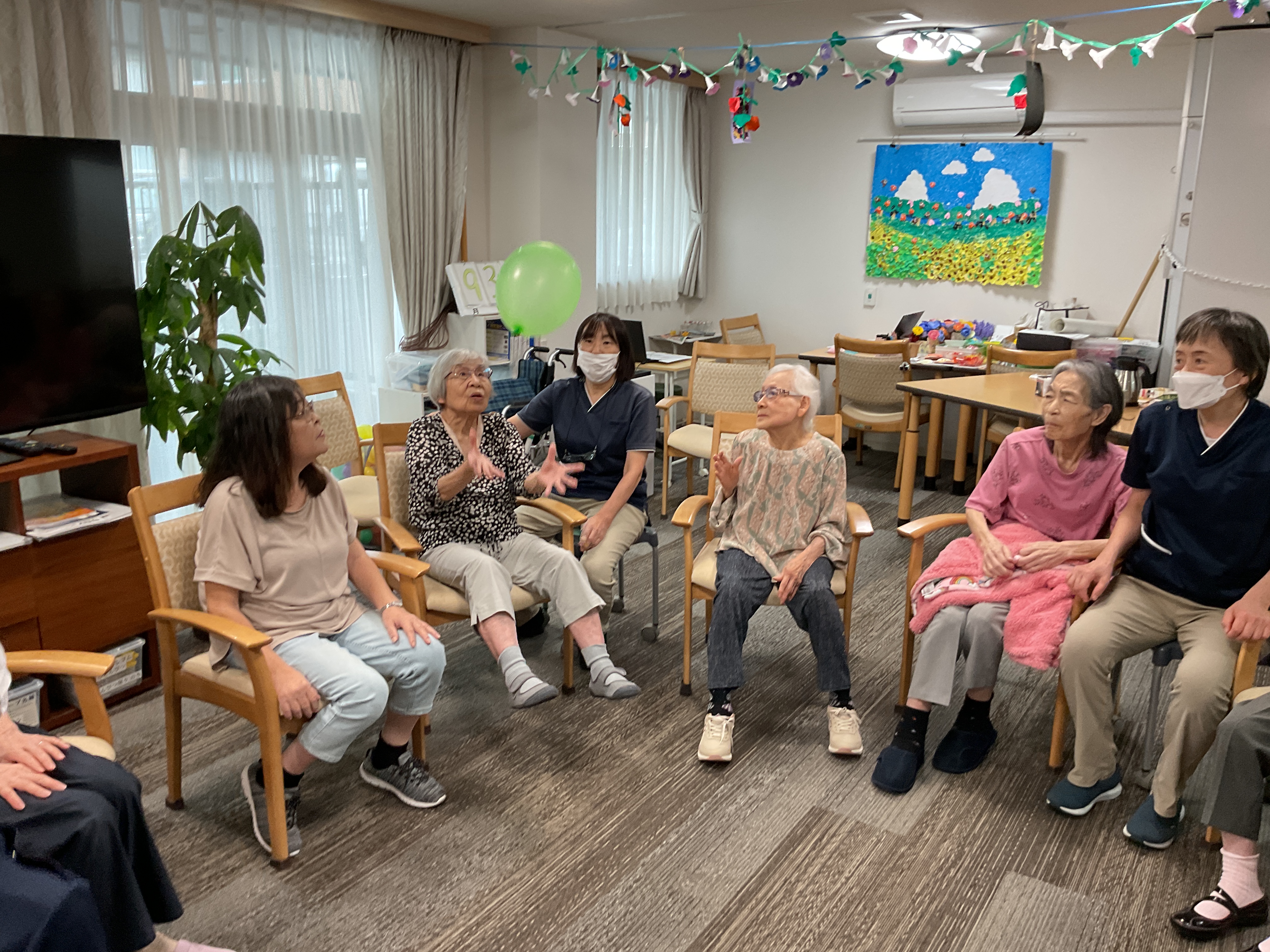 久しぶりの風船バレー🎈