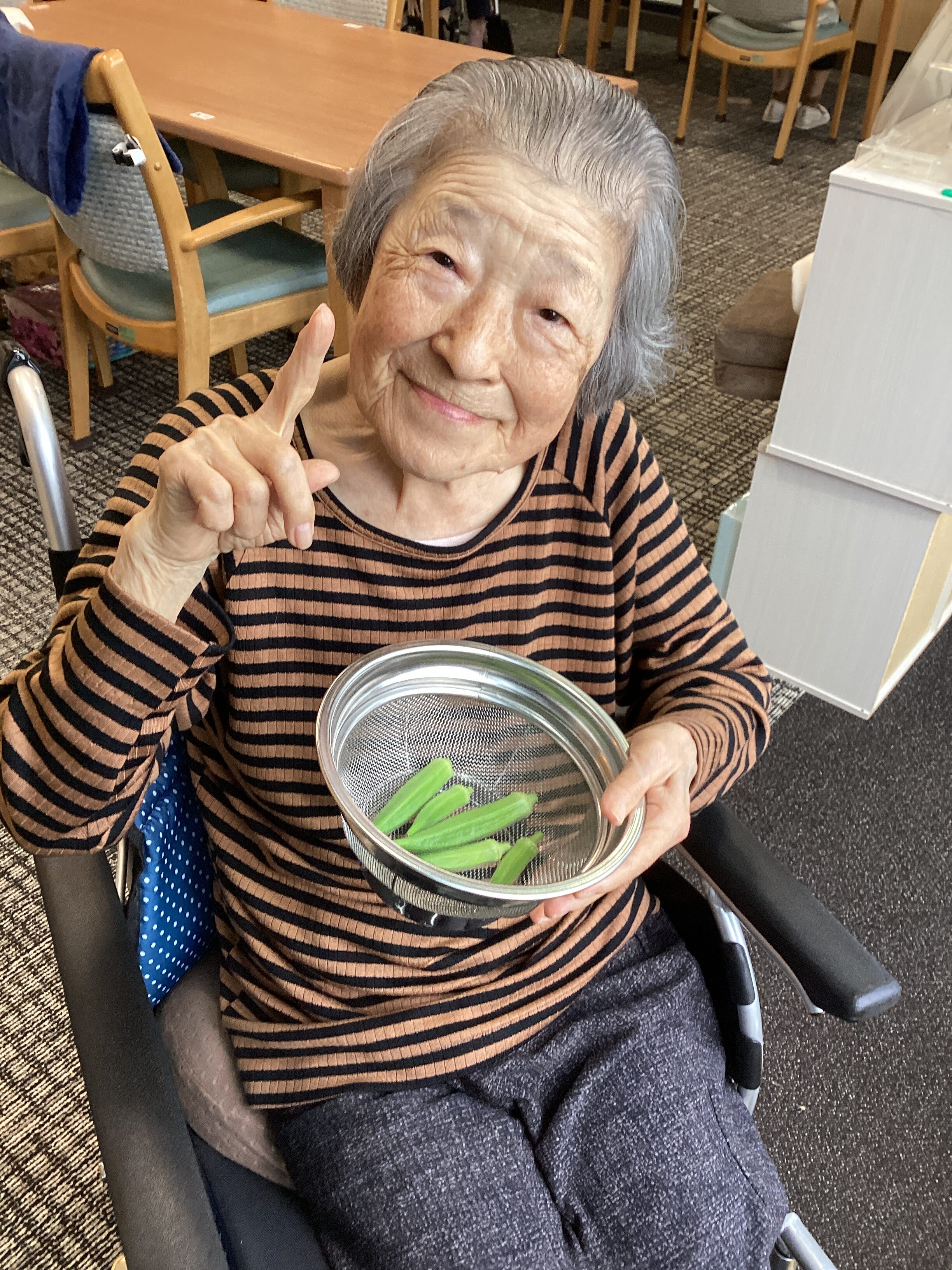 オクラ　大量収穫！