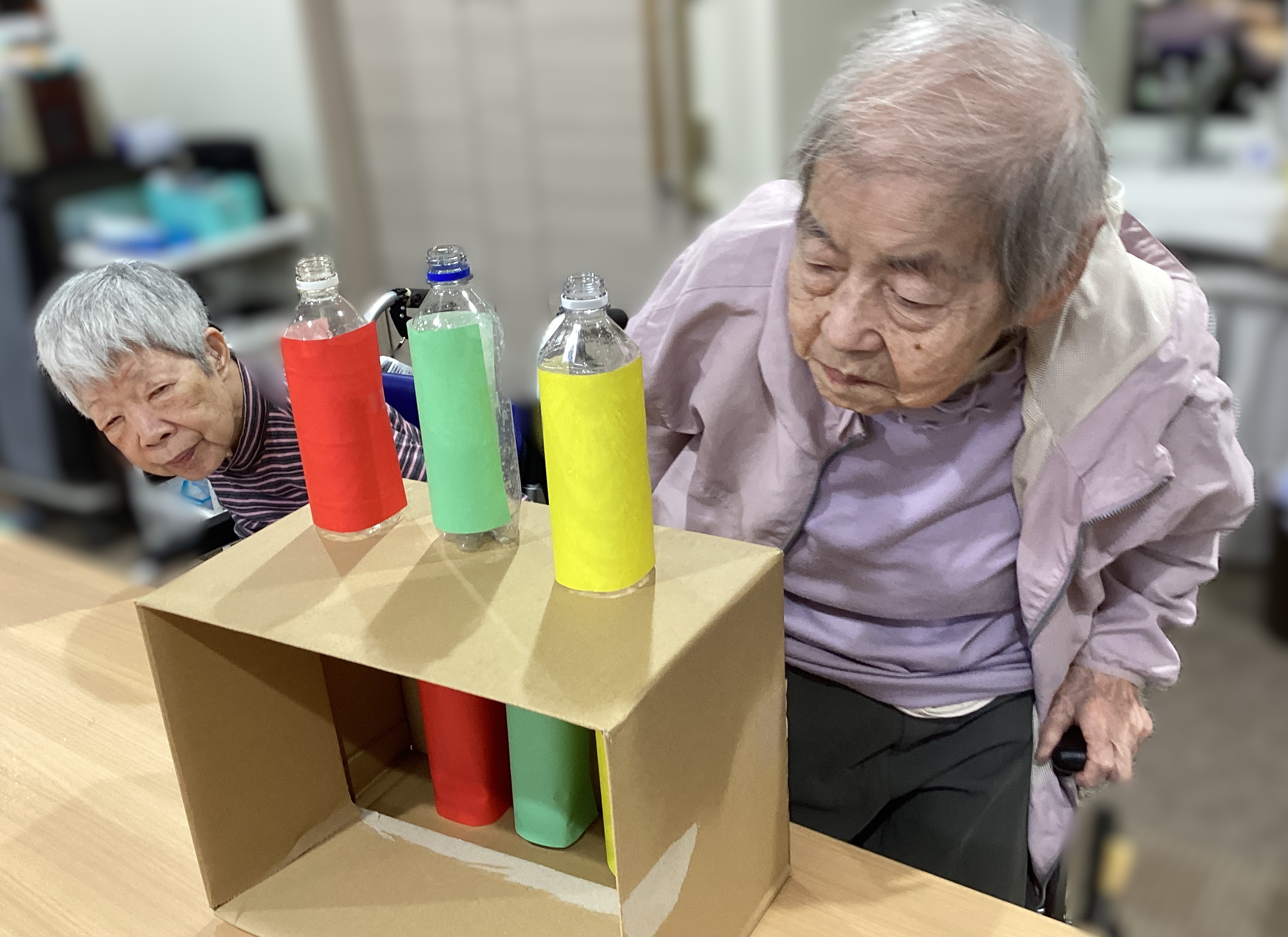 🫙ペットボトルを利用した（脳トレ）と🎨掲示物作成