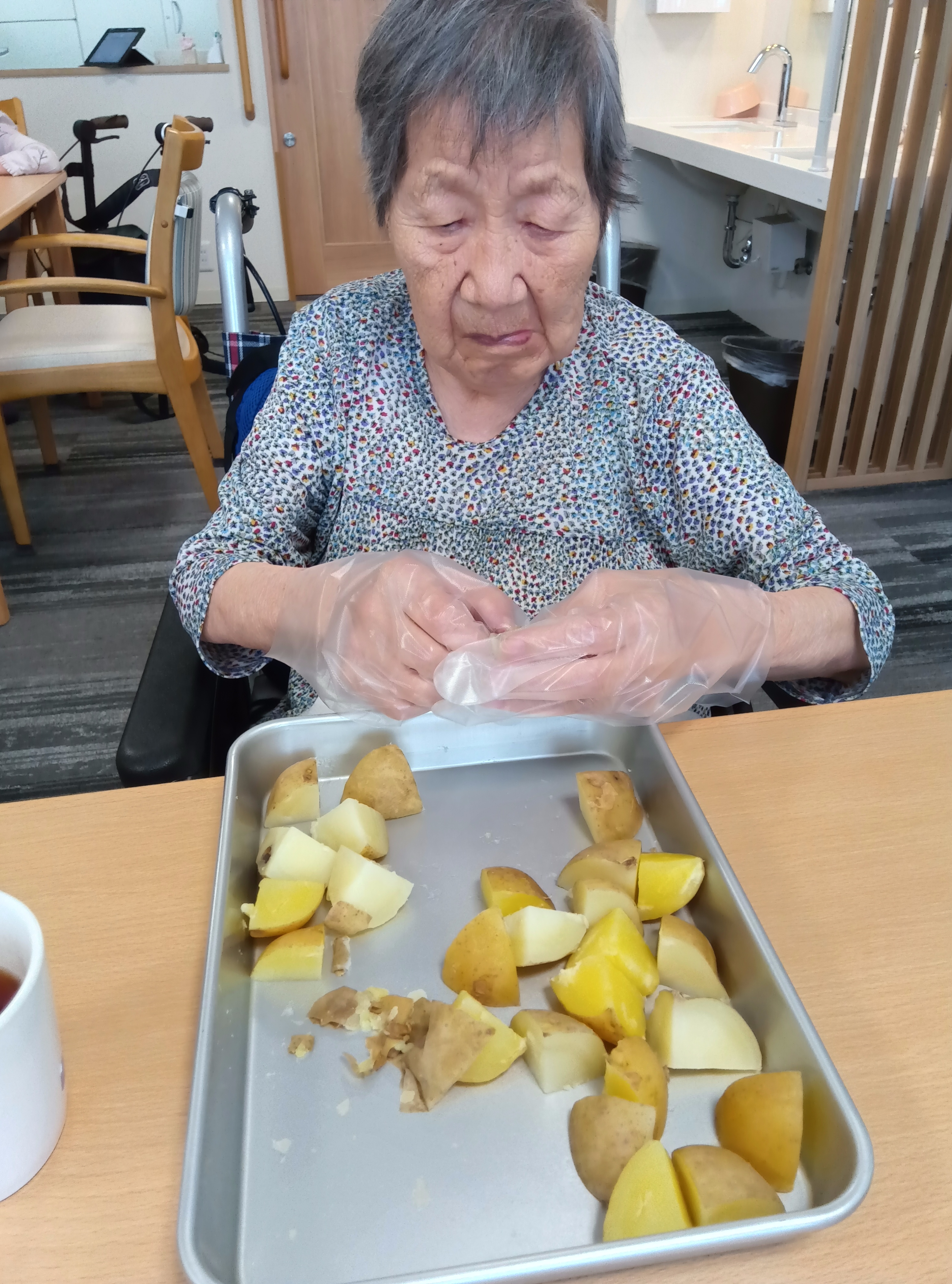 じゃが芋の皮むき