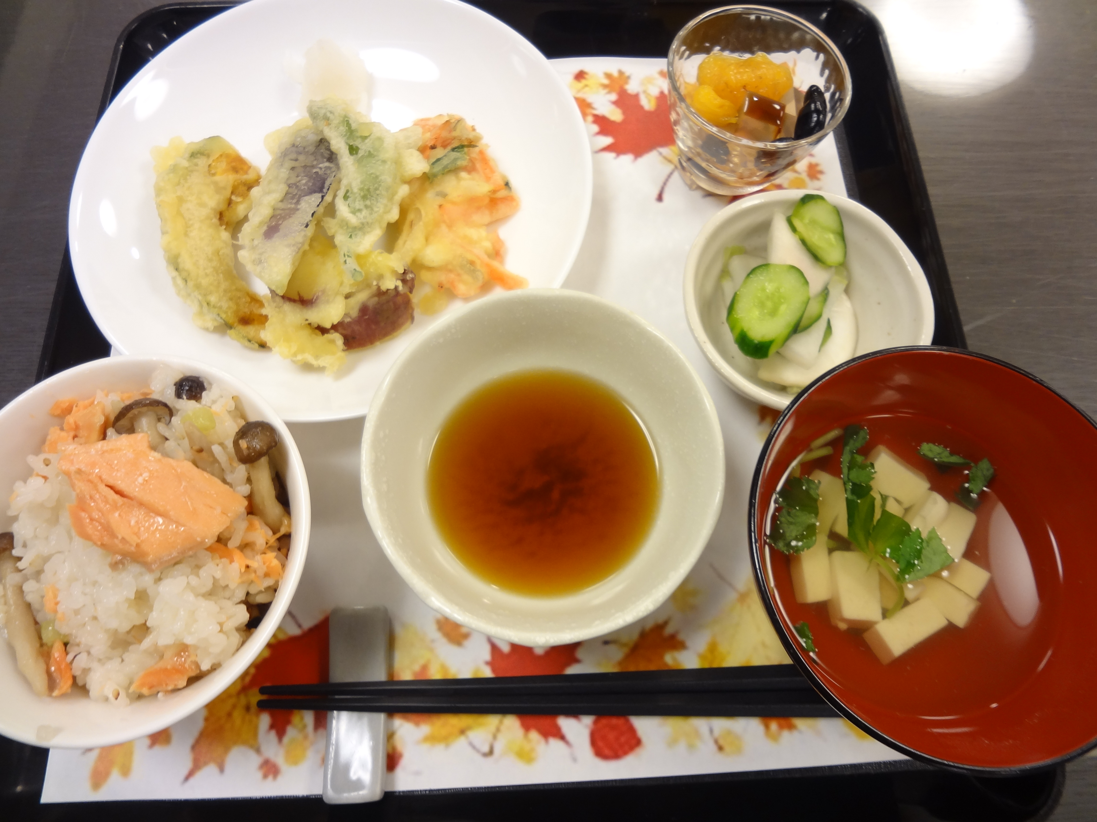 秋を感じるお食事でした