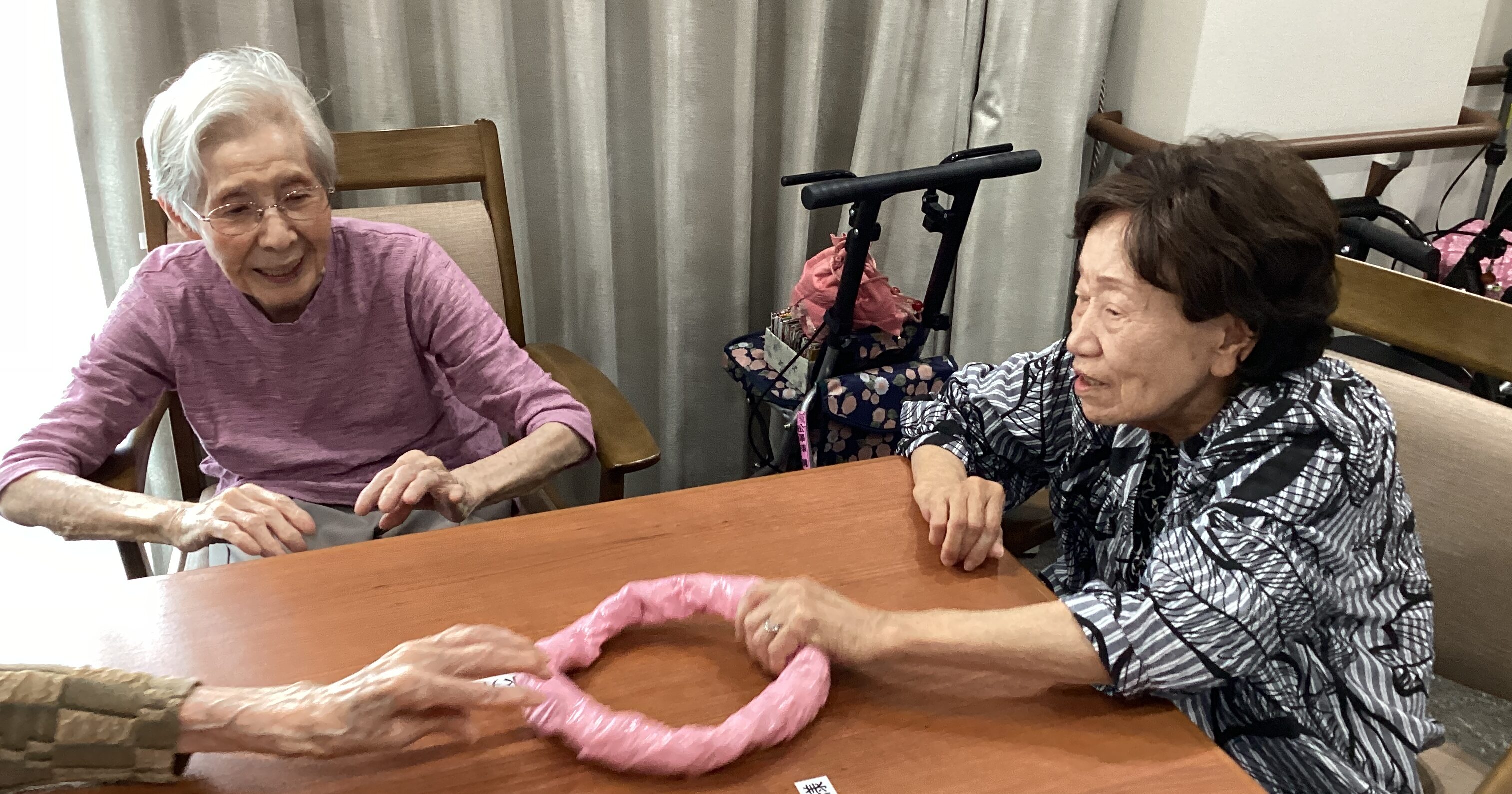 昨日のレク　～輪送りゲーム②～