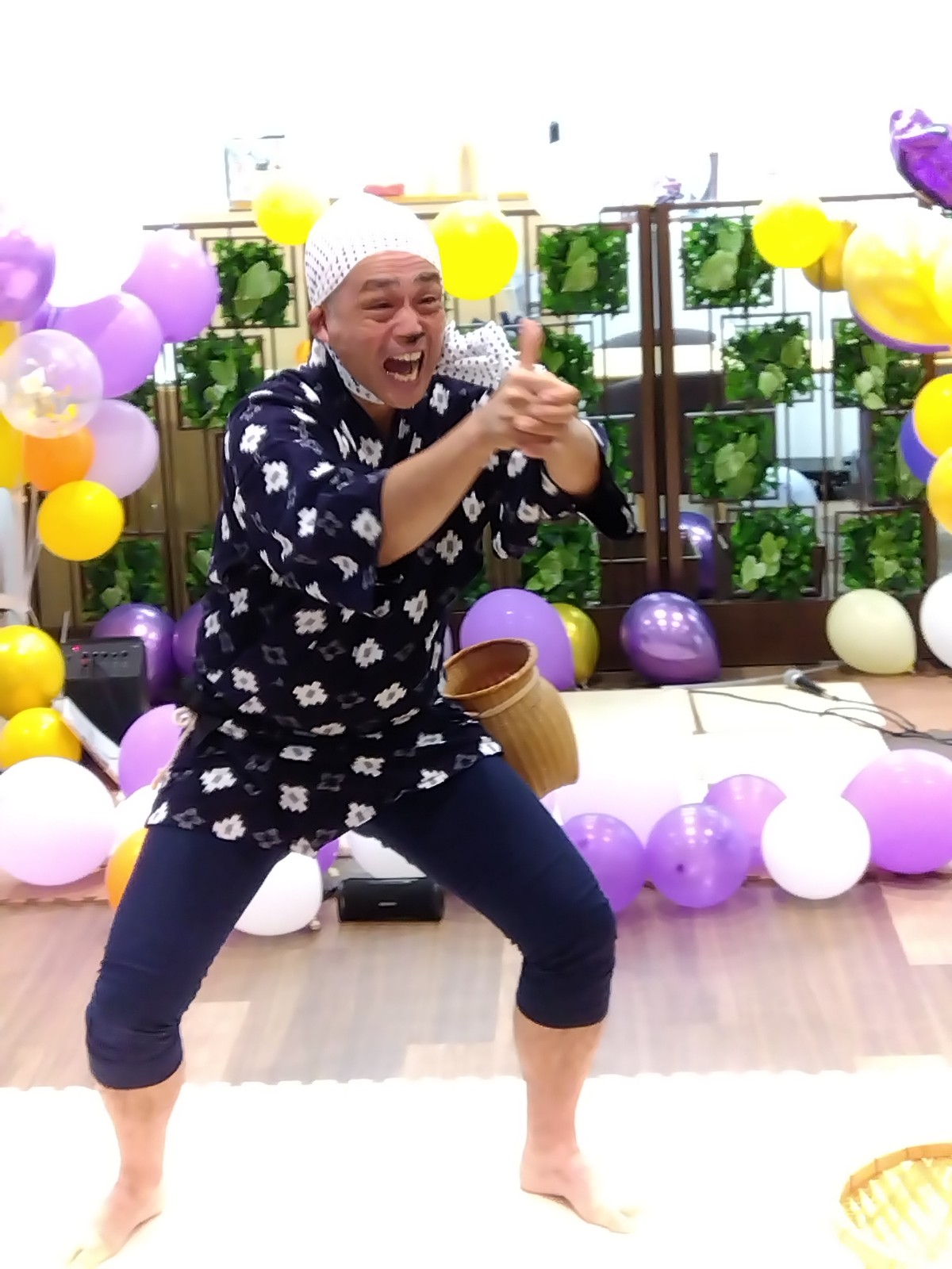 ドジョウ掬い㏌ミモ市～♡