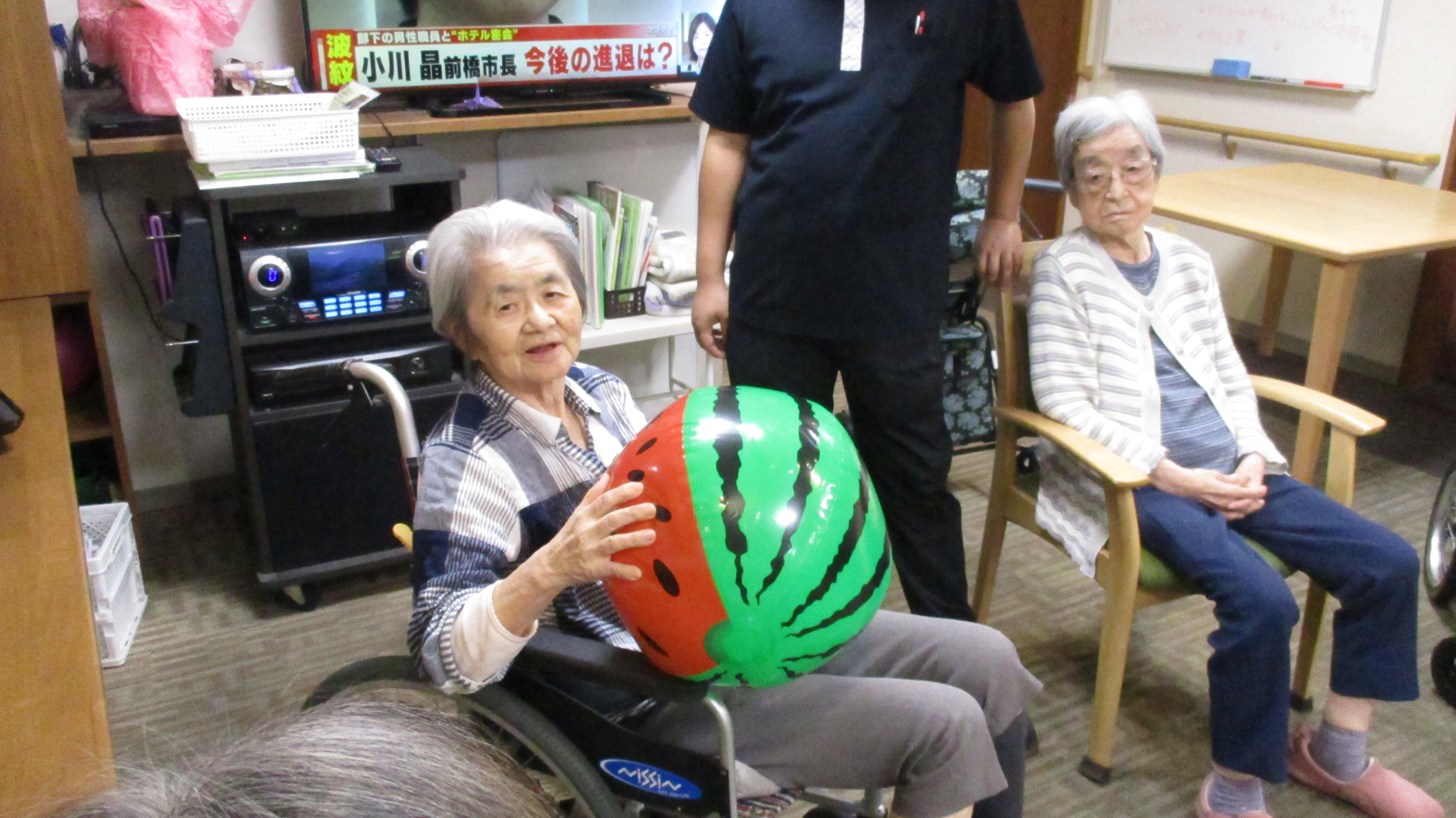 1階２階の入居者様で合同レクリエーション✨