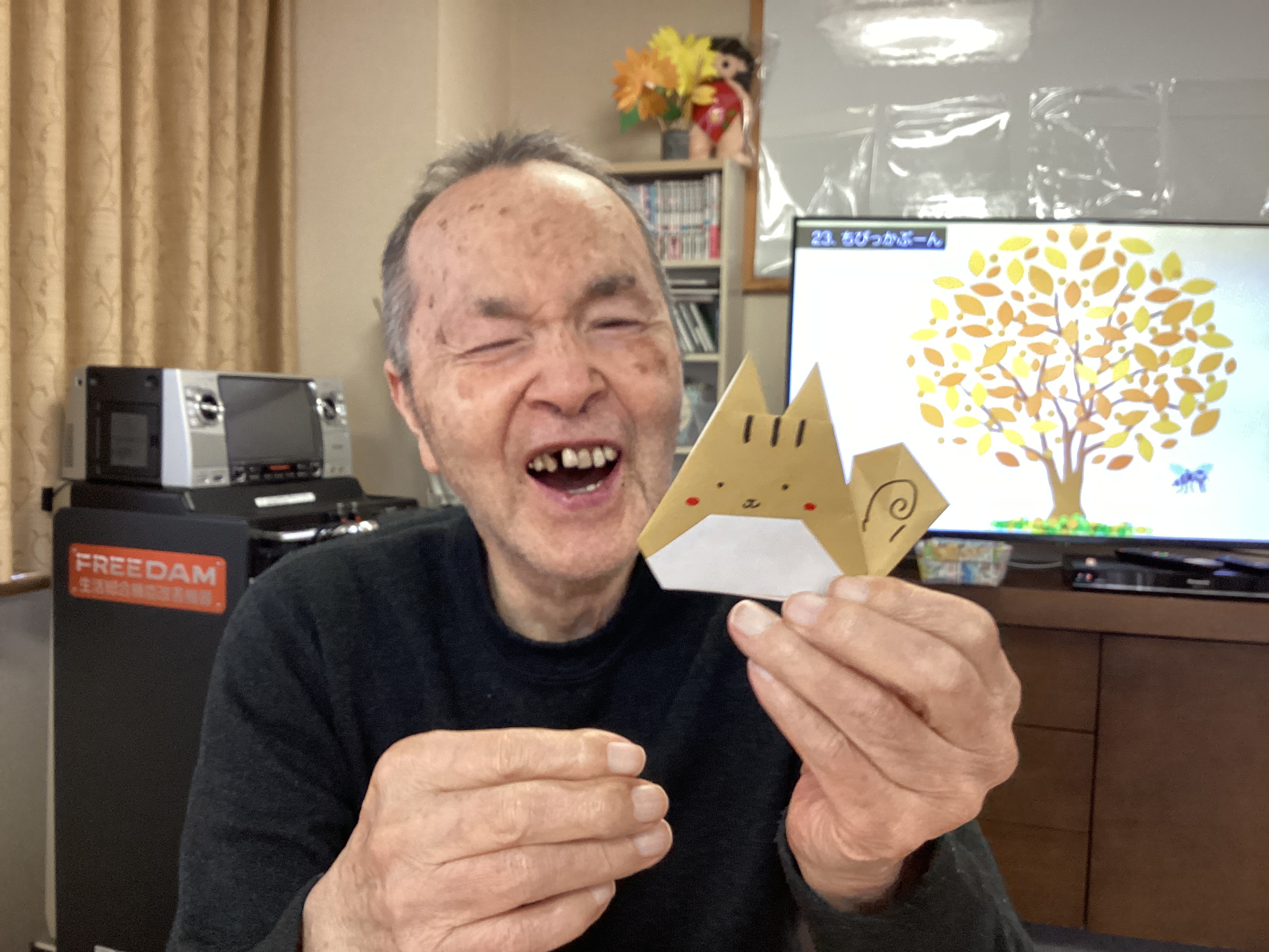 秋のリス作ってみました(#^^#)