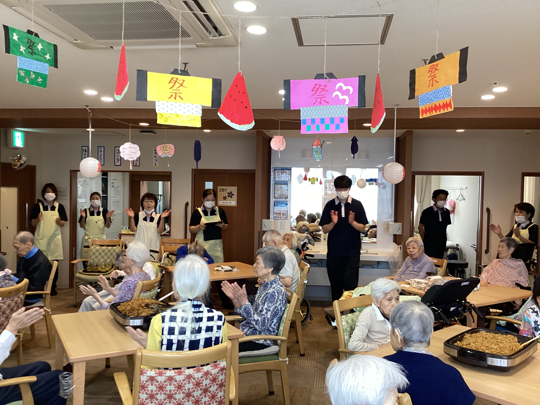 3ユニット合同夏祭り🎇②