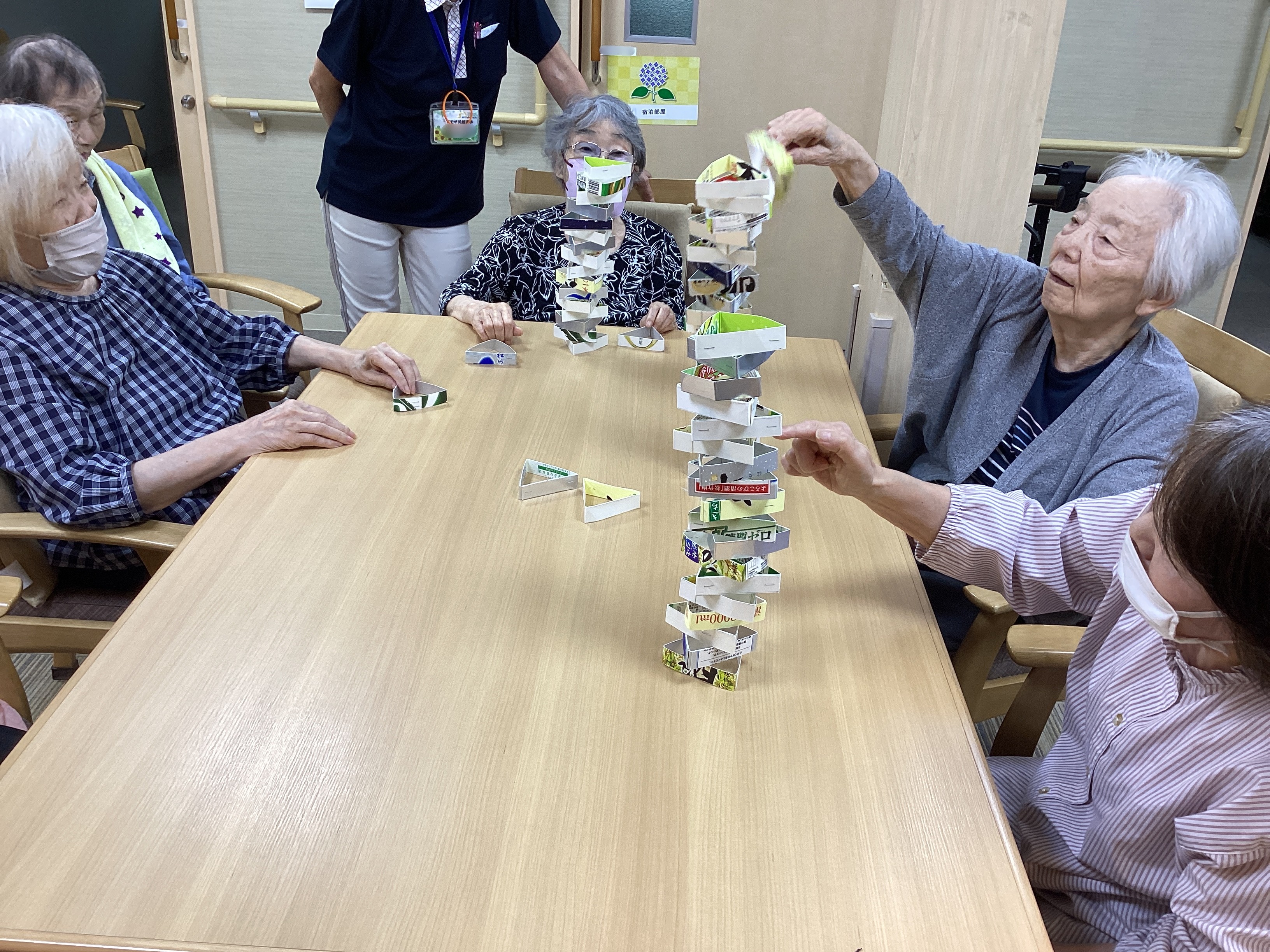 三角輪っか積み📐