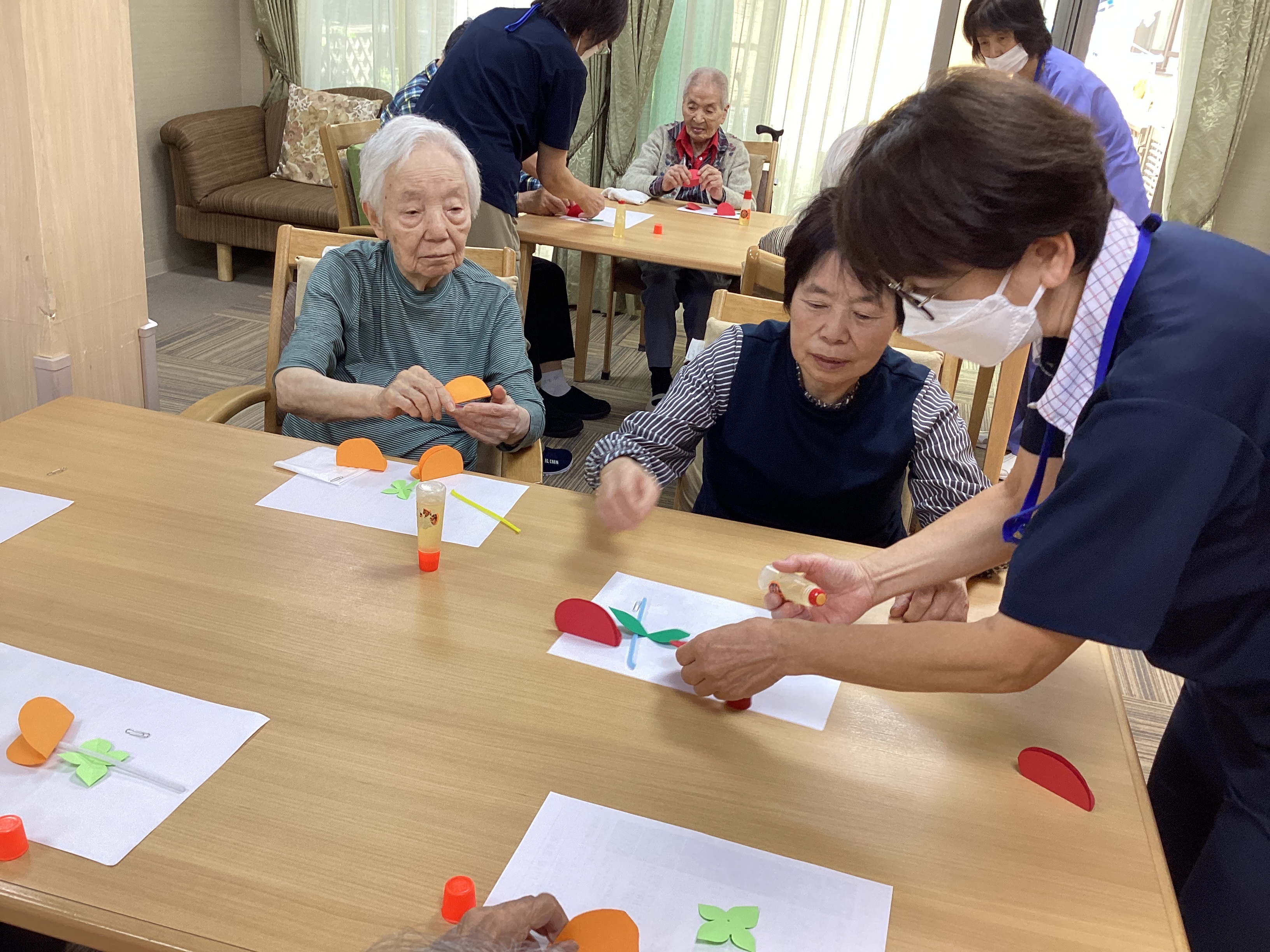 林檎と柿の吊り飾り🍎