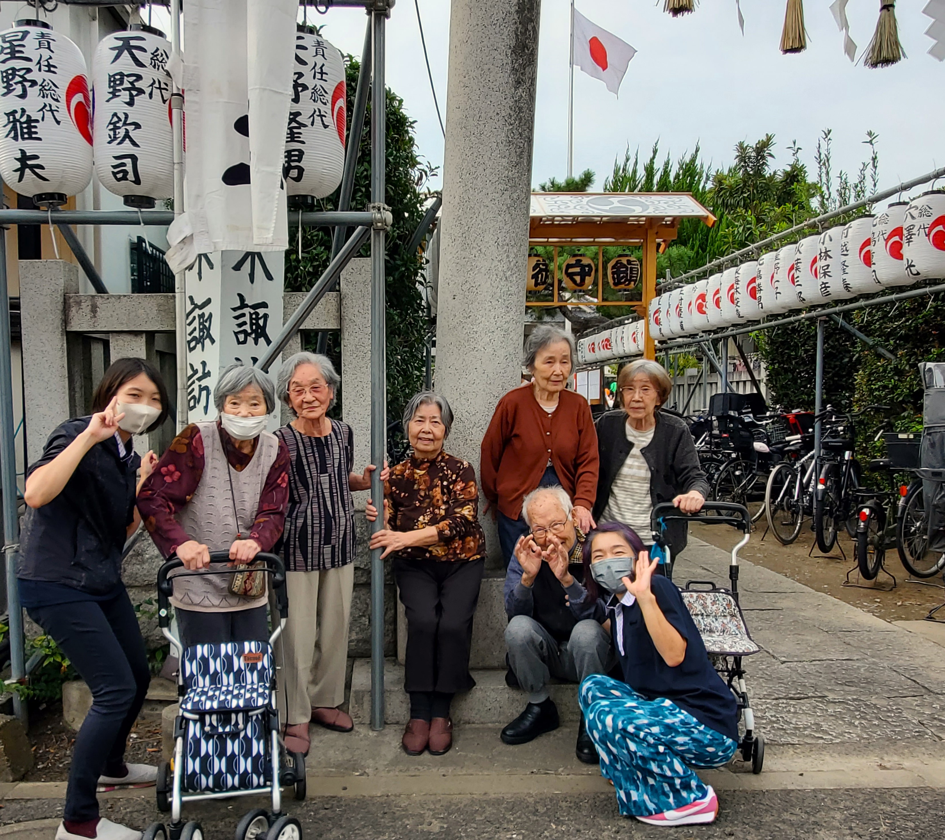 六木諏訪神社でお祭り‼