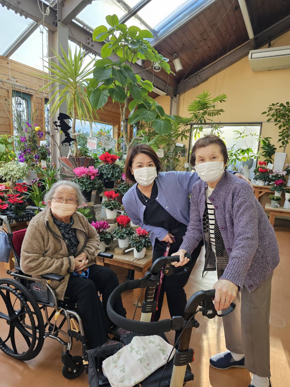 花屋にドライブ