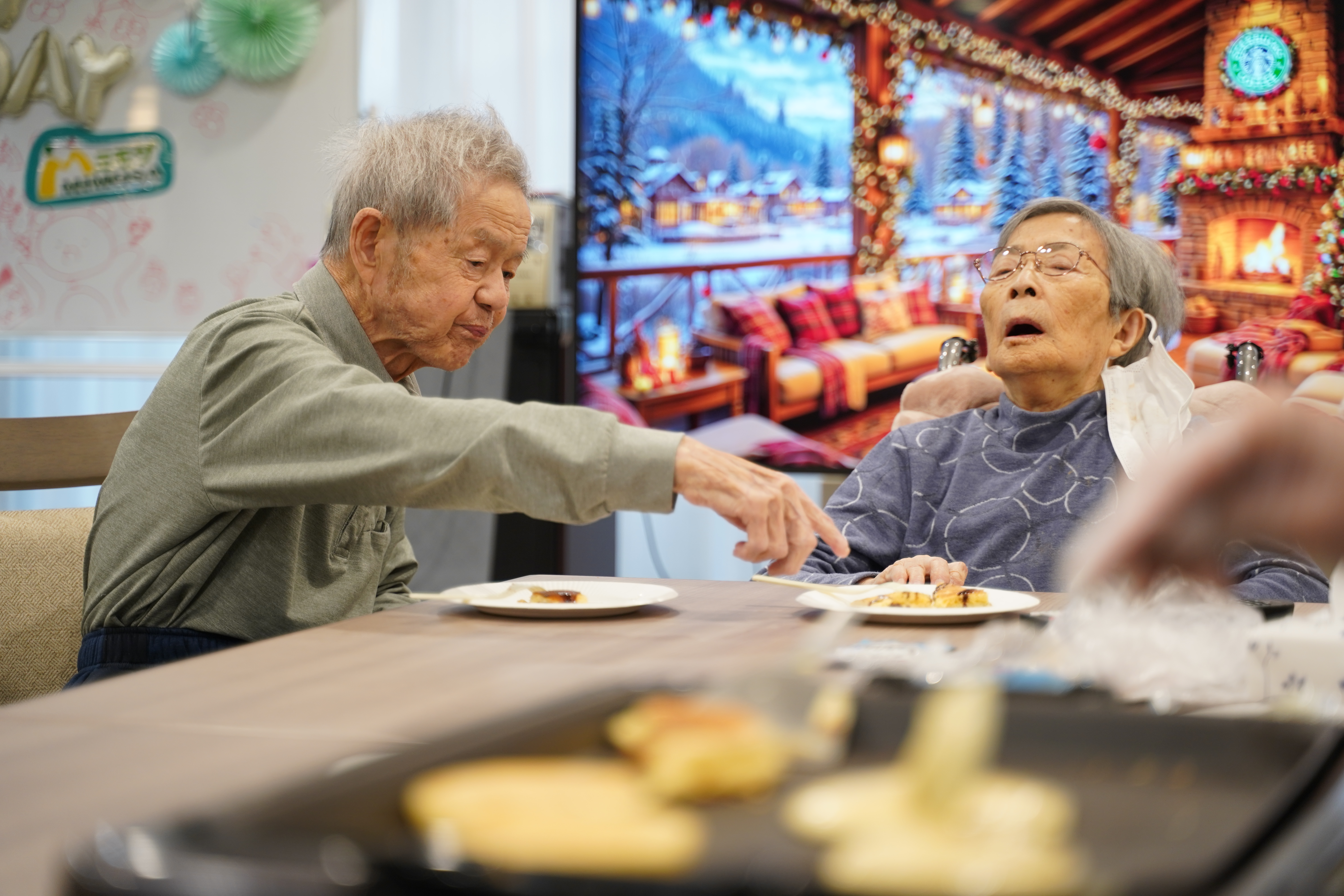 パンケーキ作り