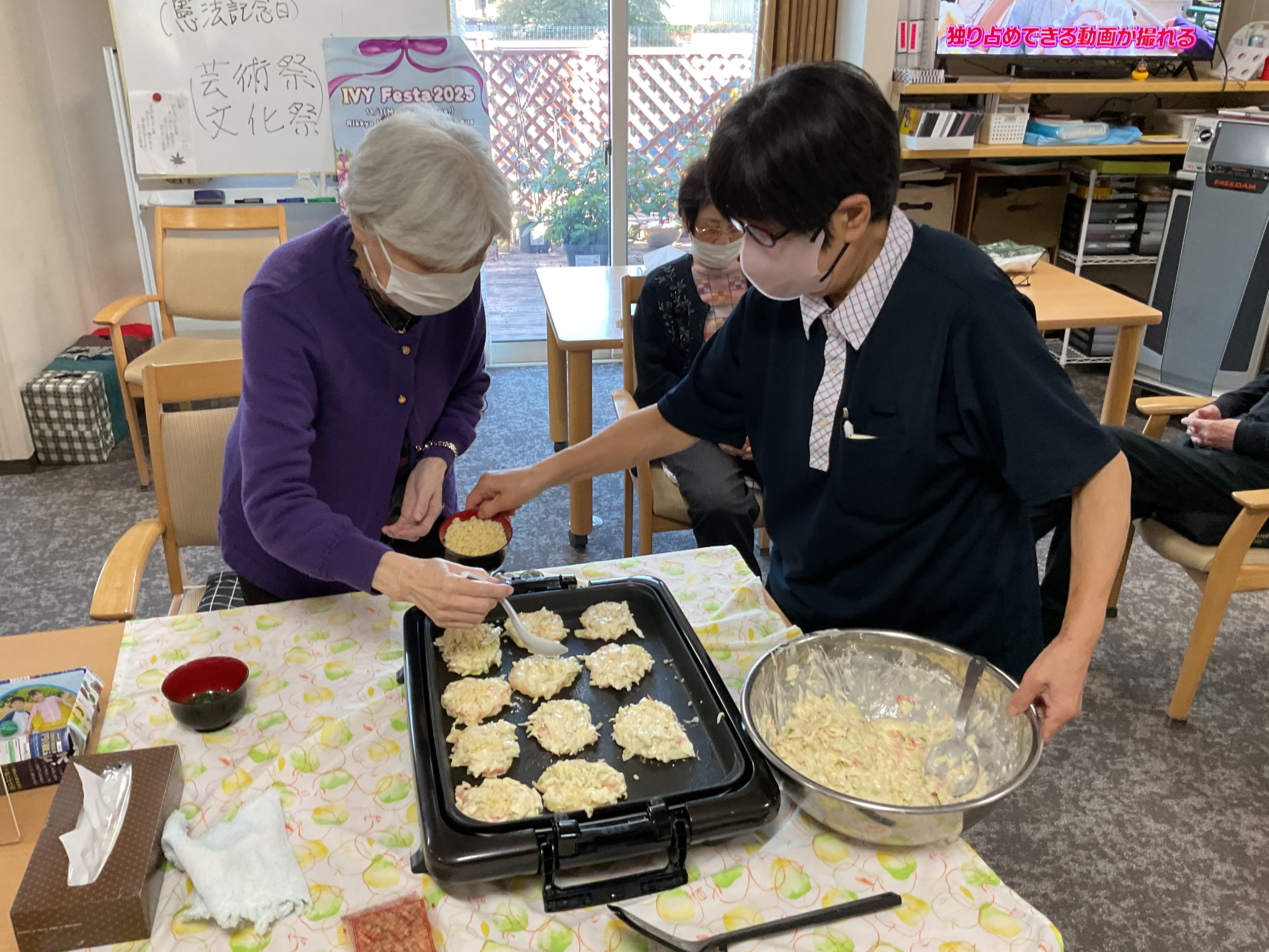 お好み焼きを焼こう！