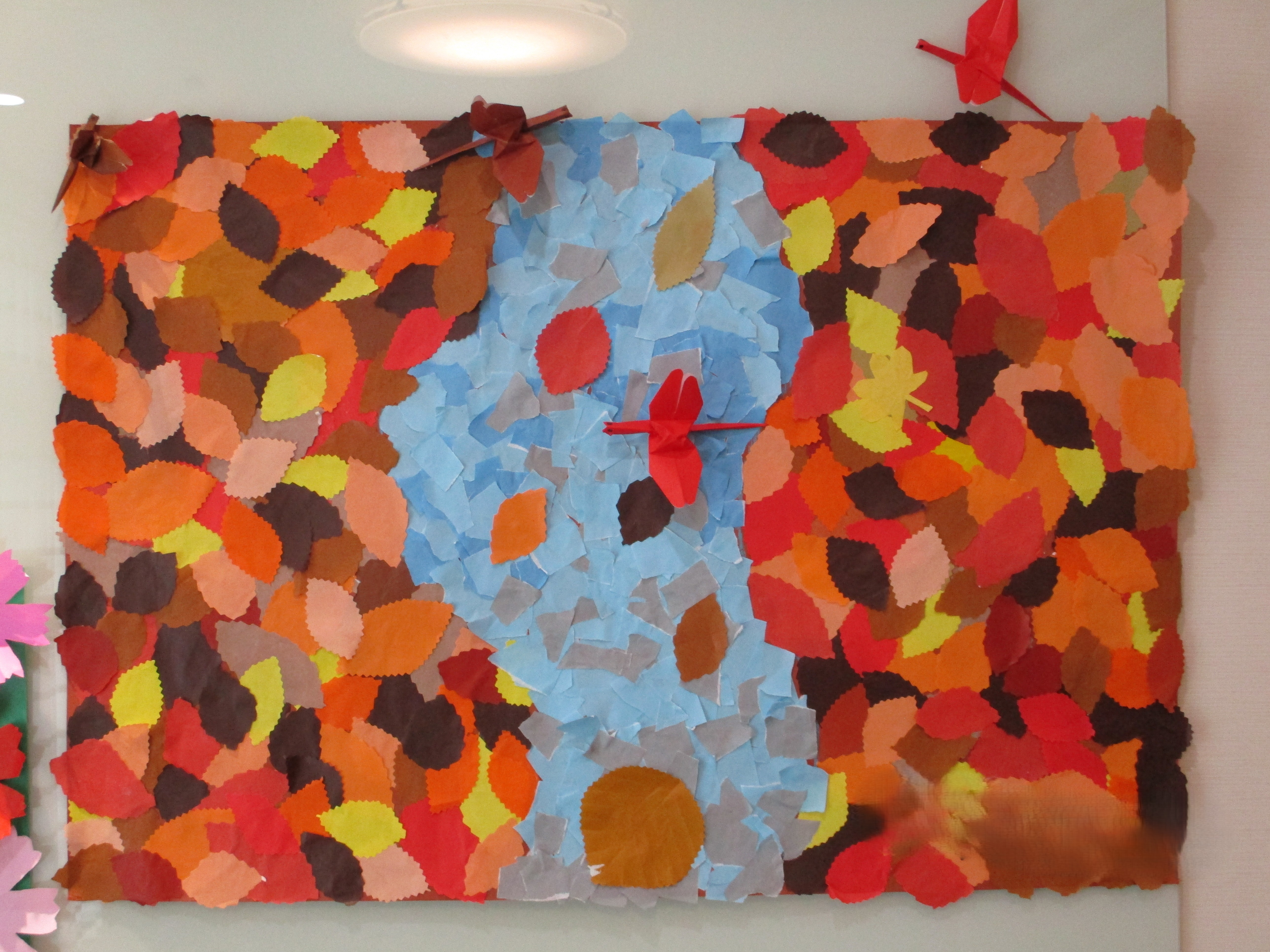 秋のディスプレイ作成