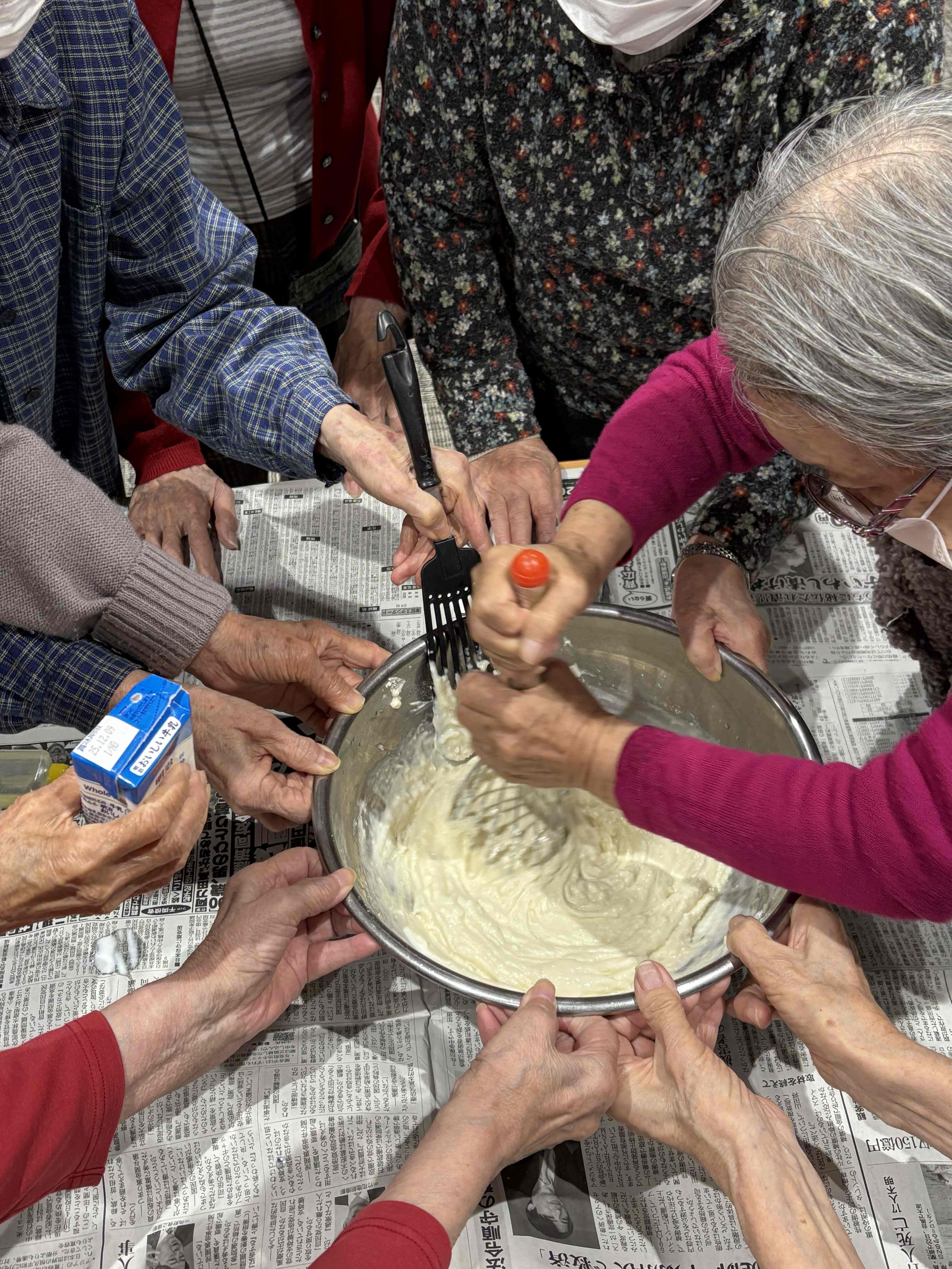 パンケーキ作り