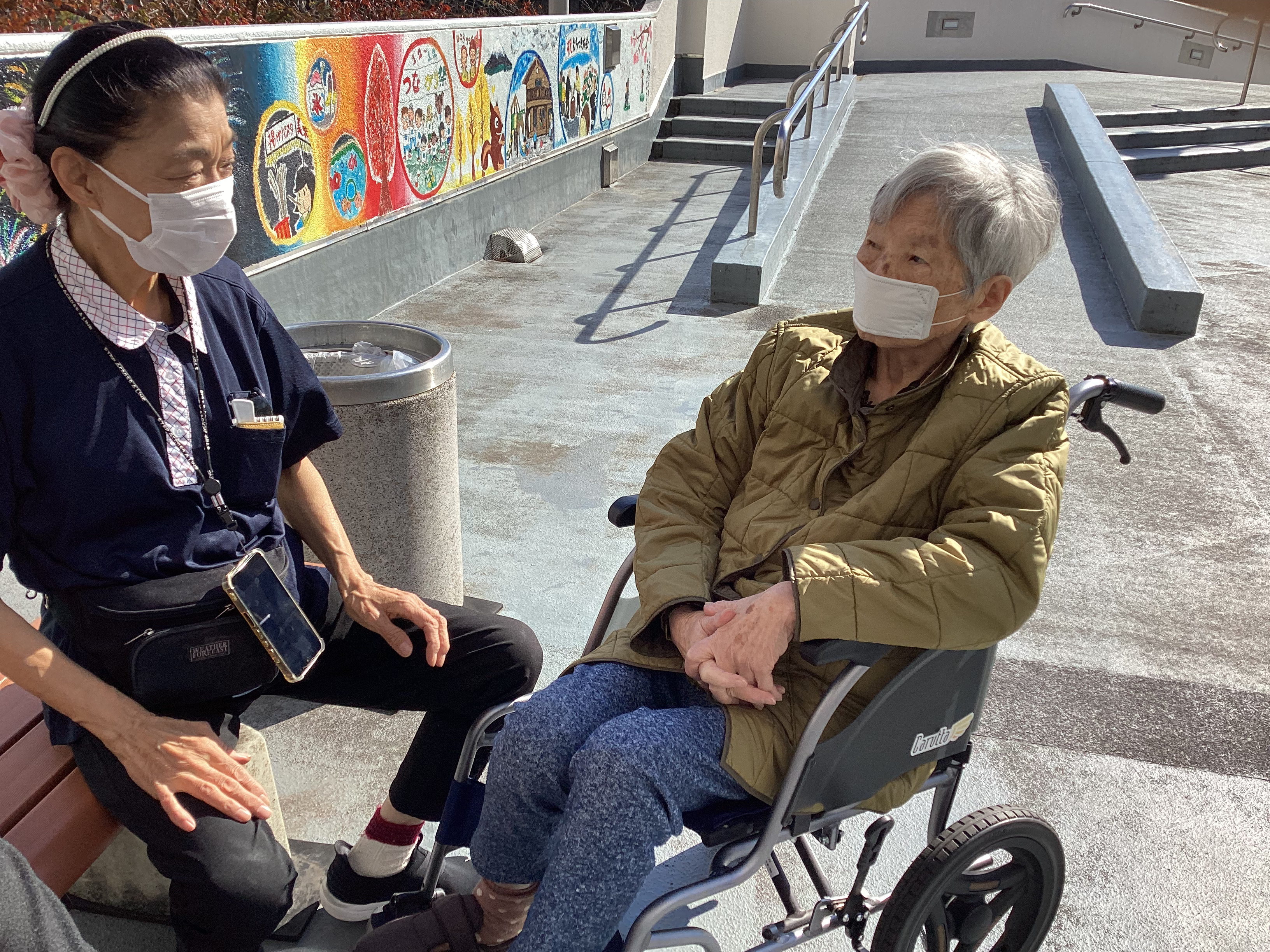 ぽかぽか日向ぼっこで健康に💕