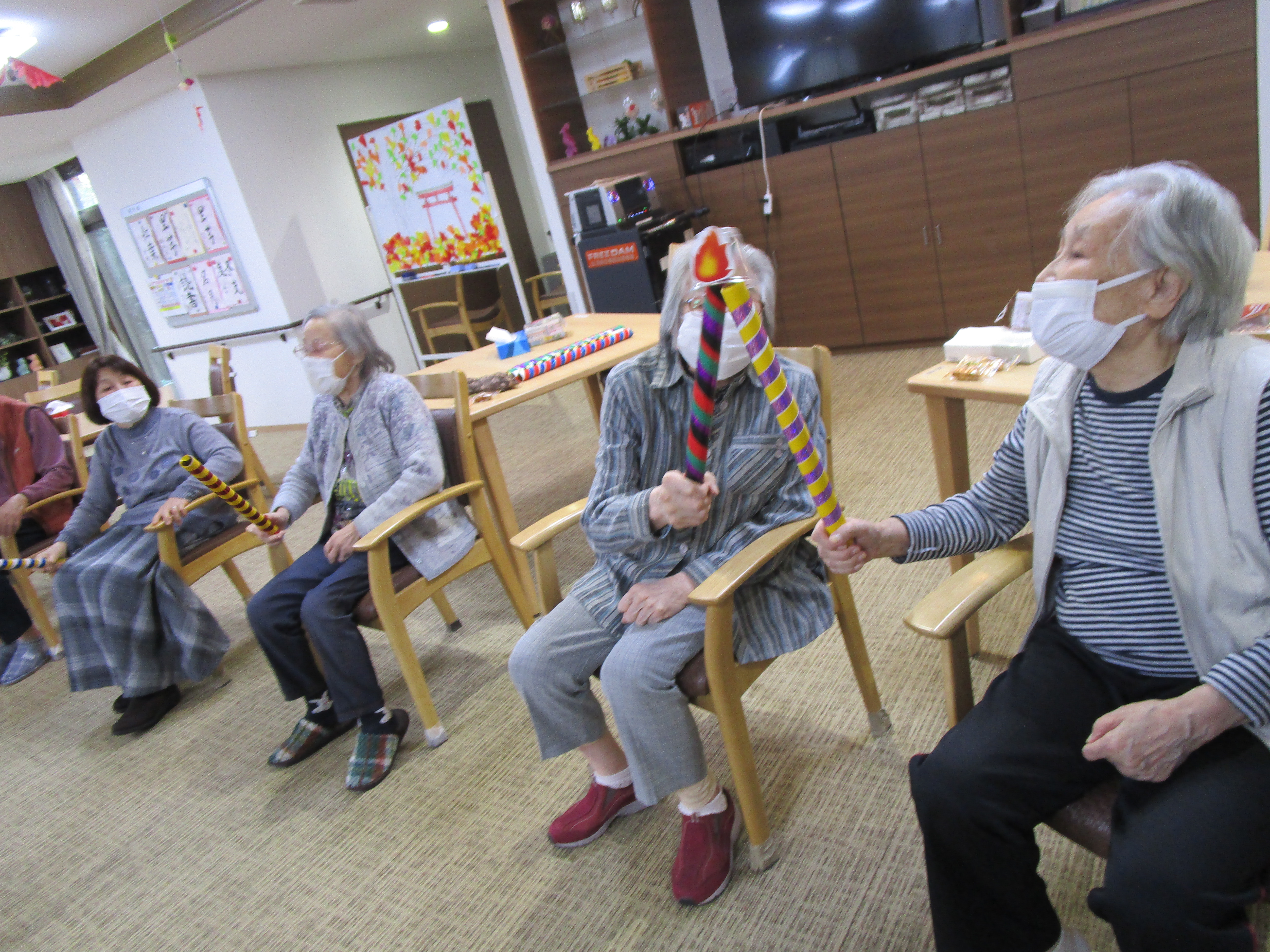 コップ聖火リレー🔥