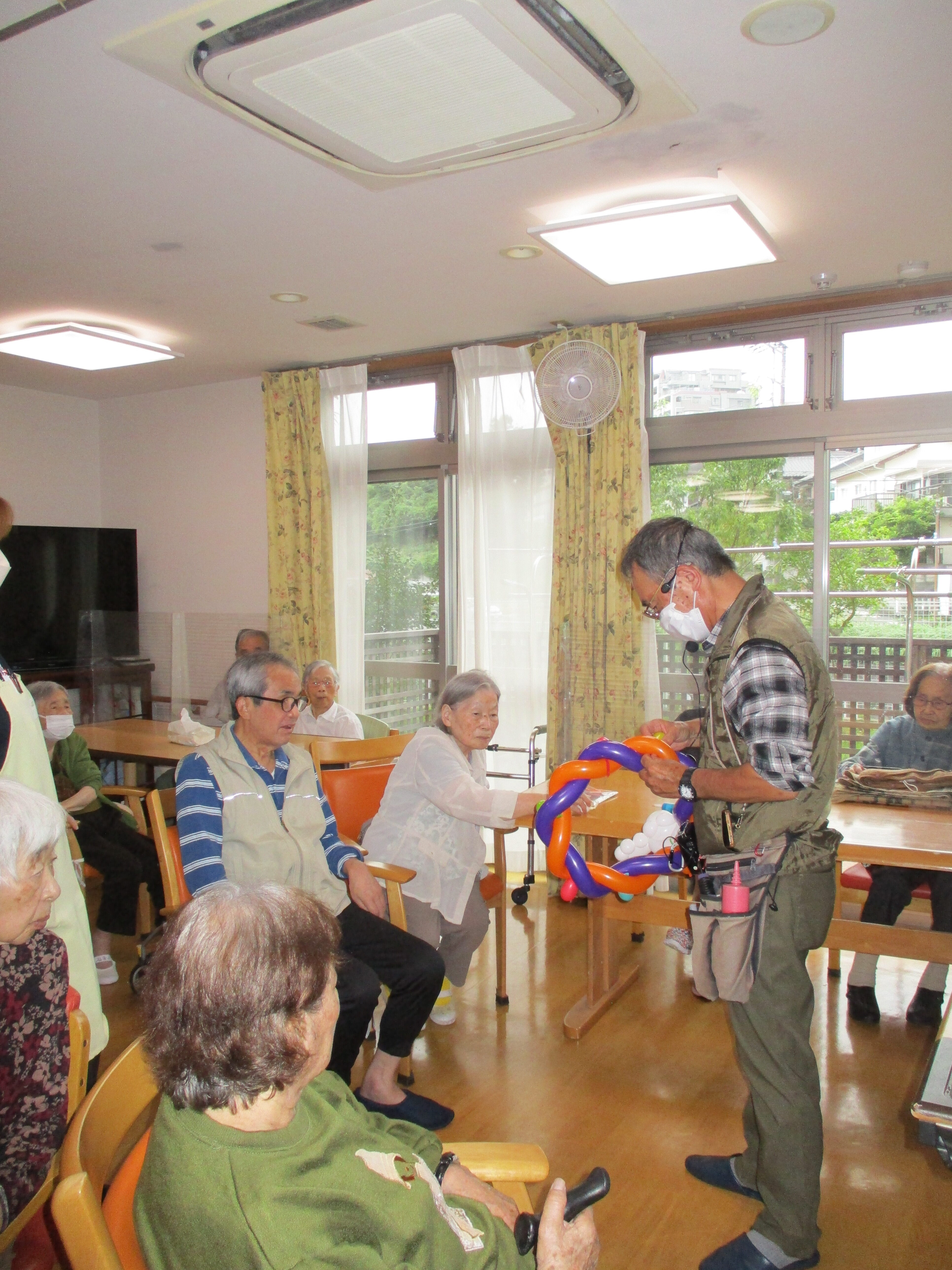 バルーンアートがやってきた