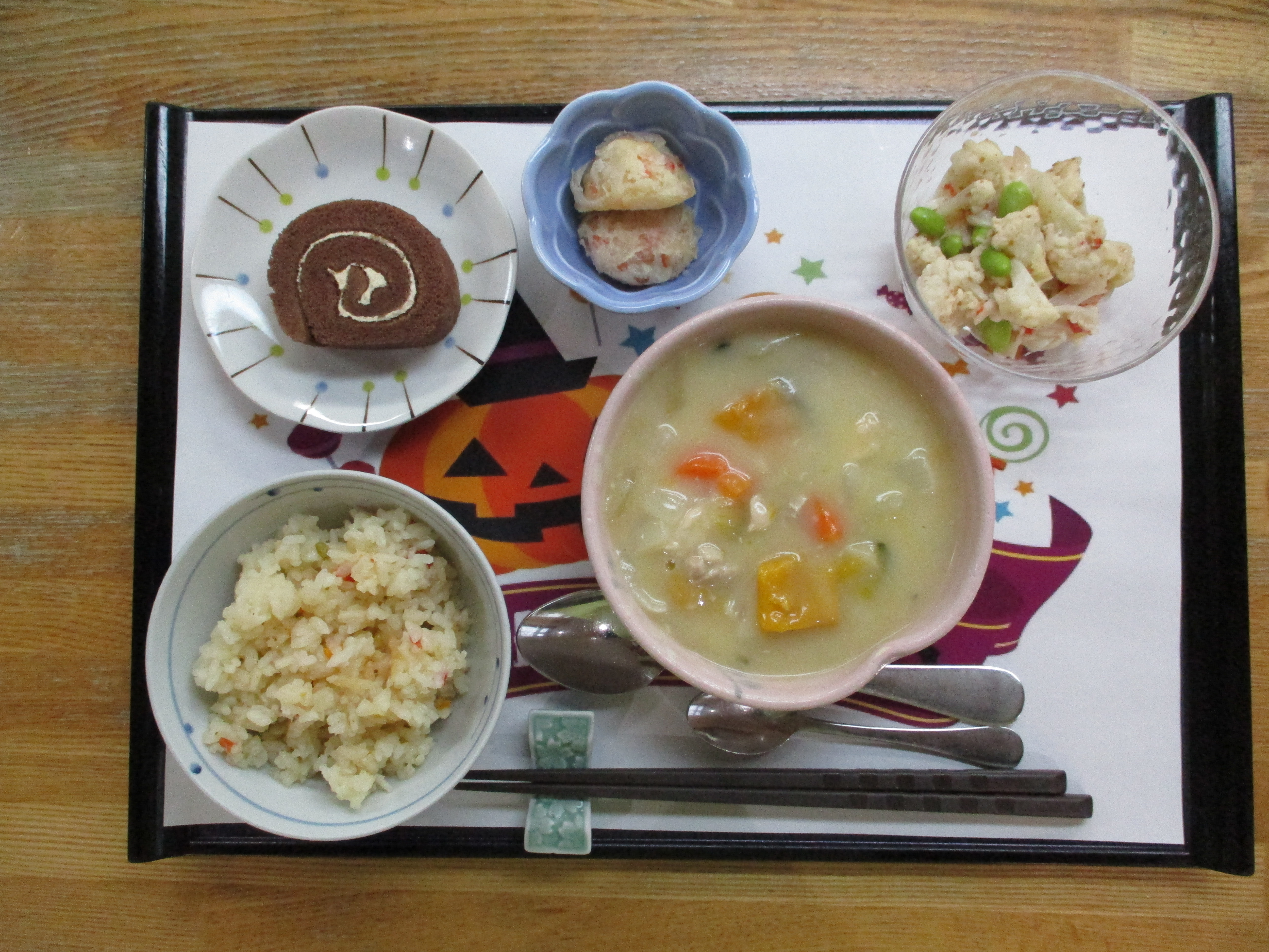 ハロウィーンランチ