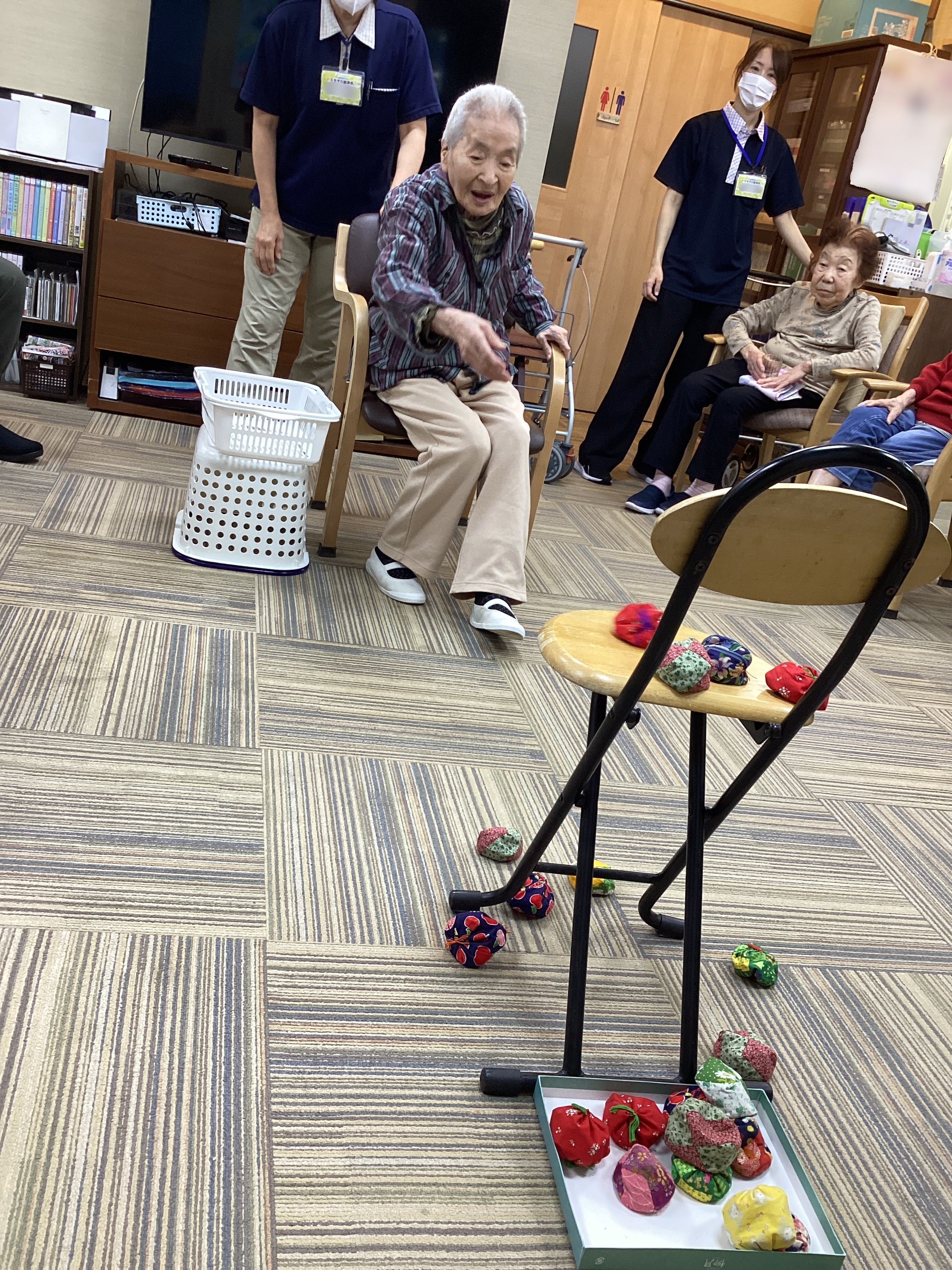 お手玉乗せ🤹🏻‍♀️