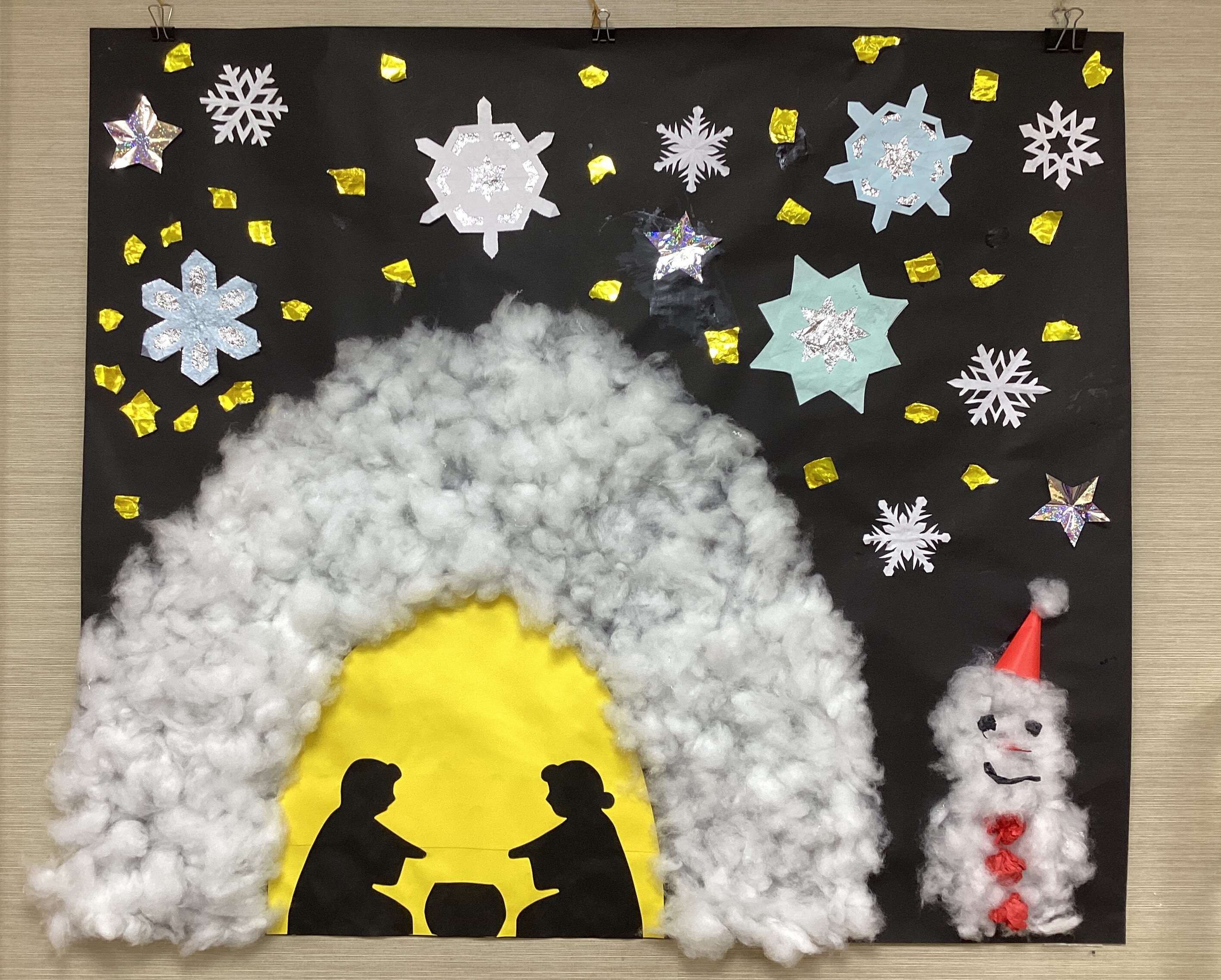 ❄️製作レク~かまくらと雪だるま~☃️