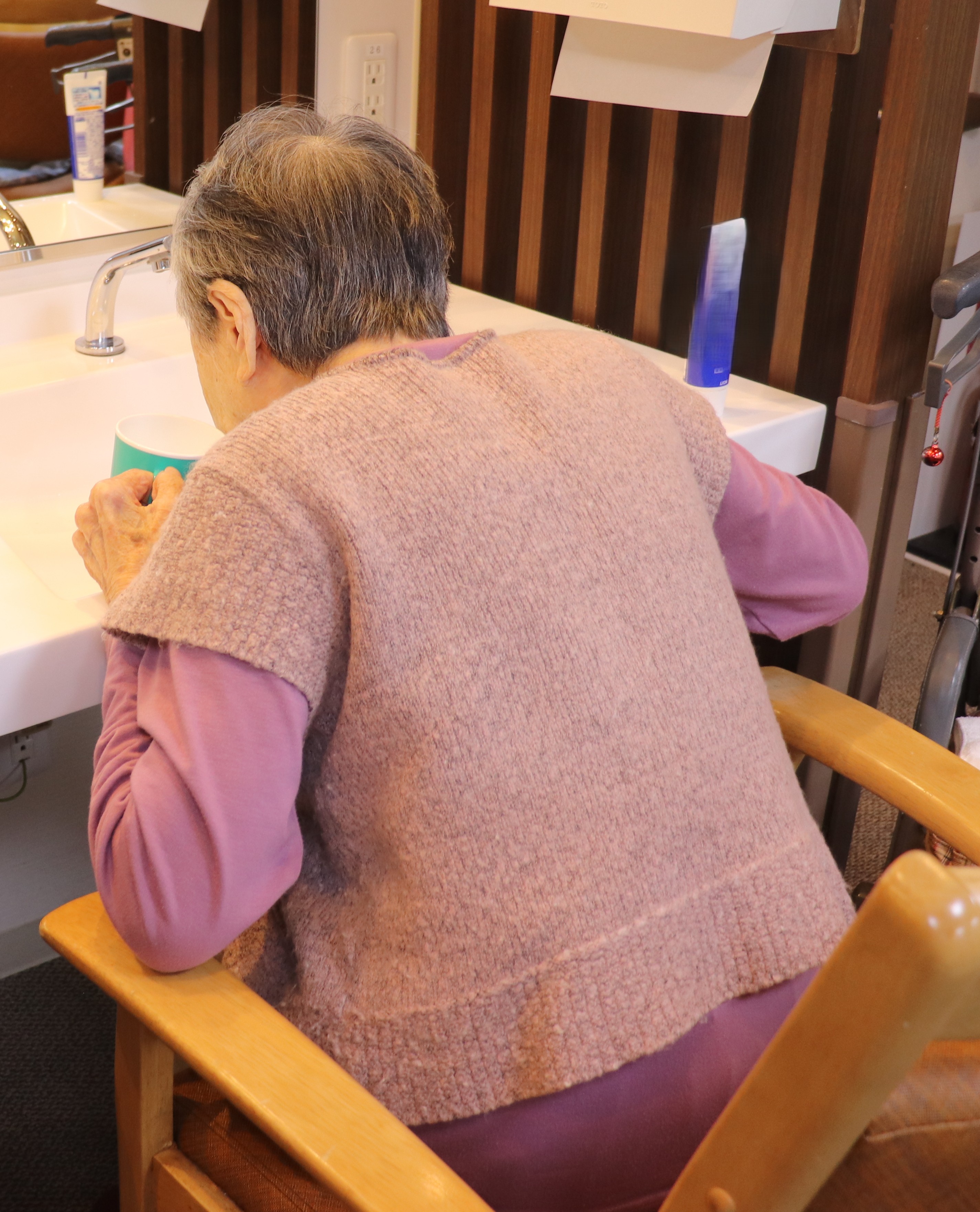 食後の口腔ケア(#^.^#)