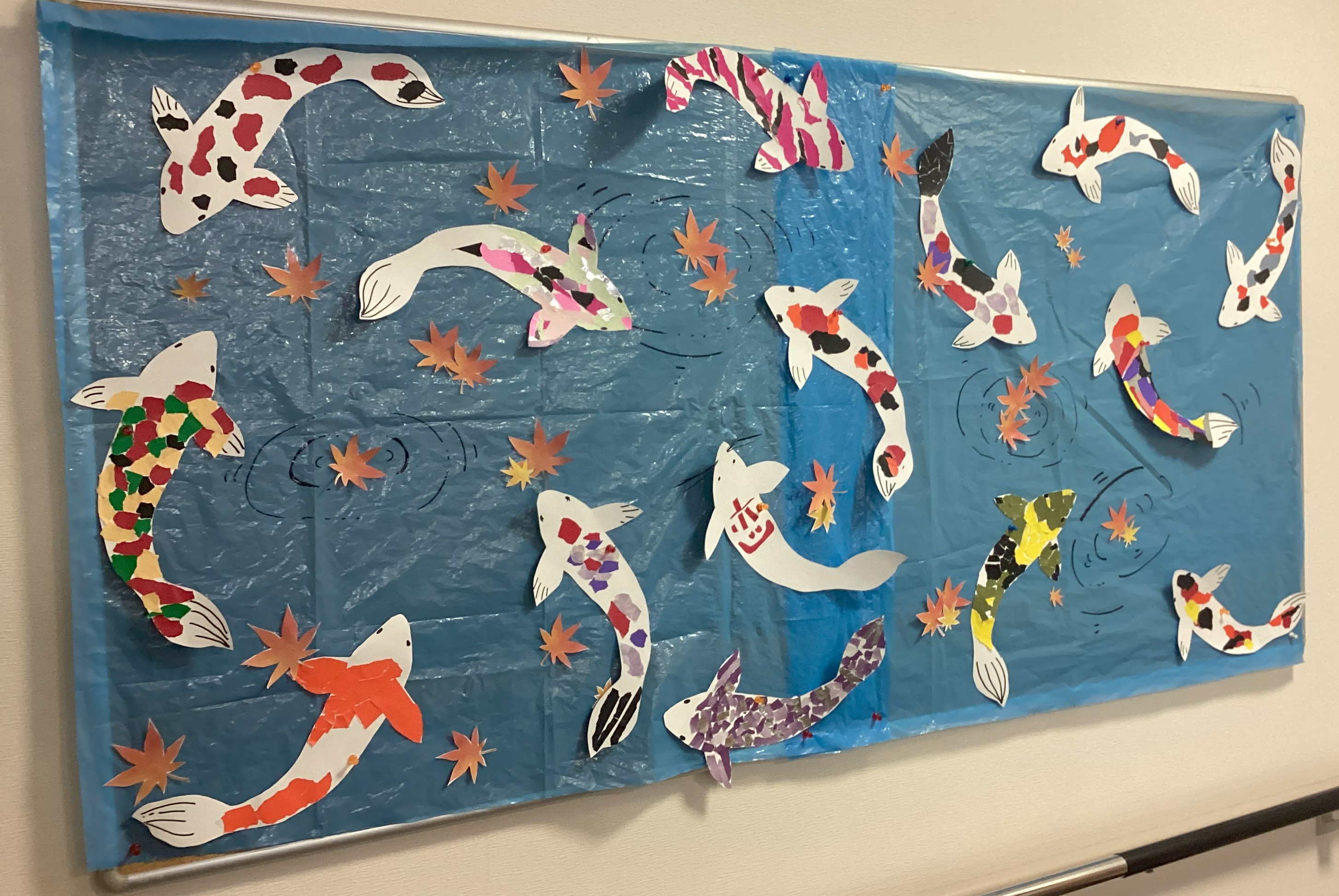 土曜日は壁画制作