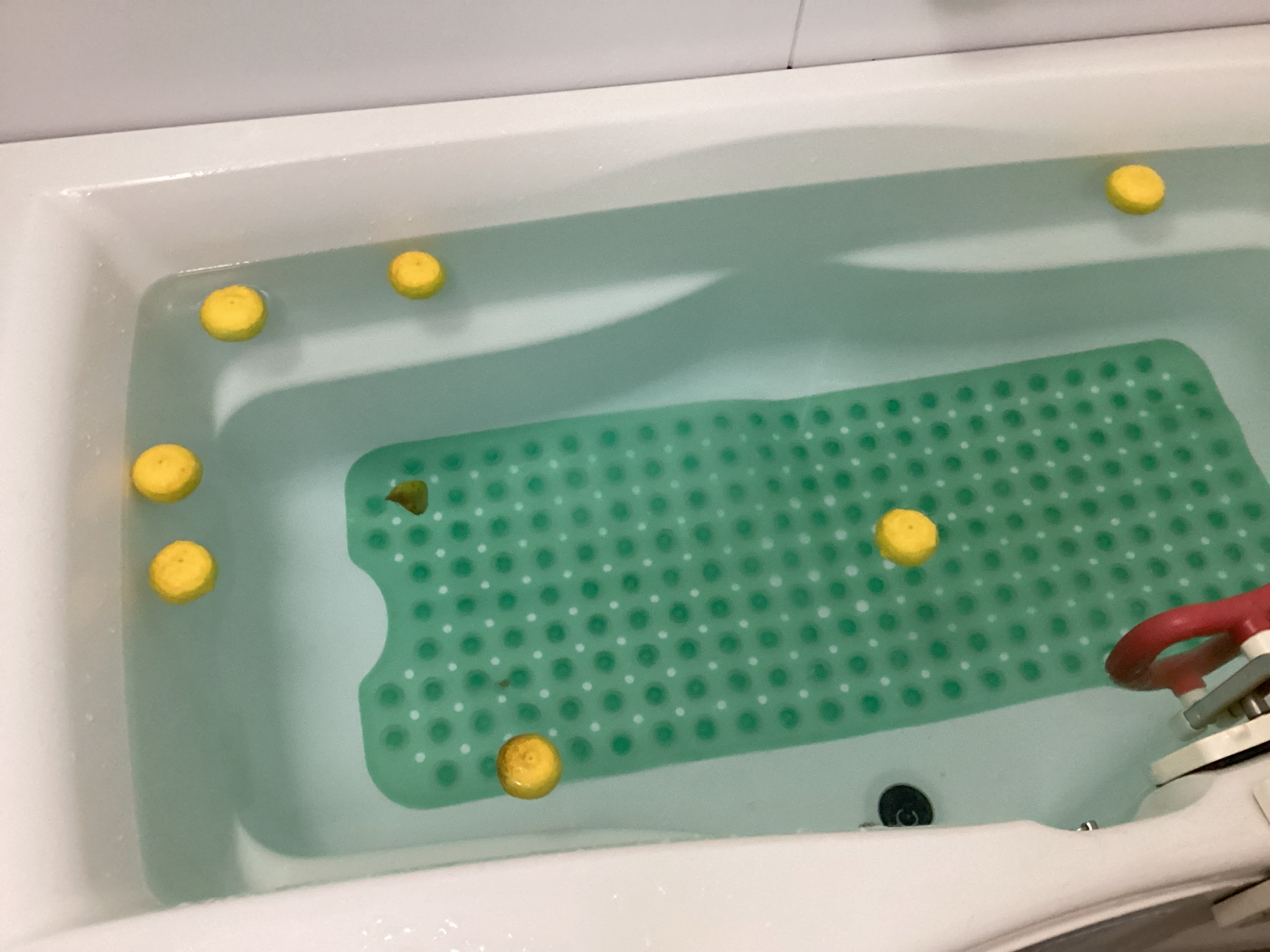 冬至のお風呂はゆず湯で温か♨