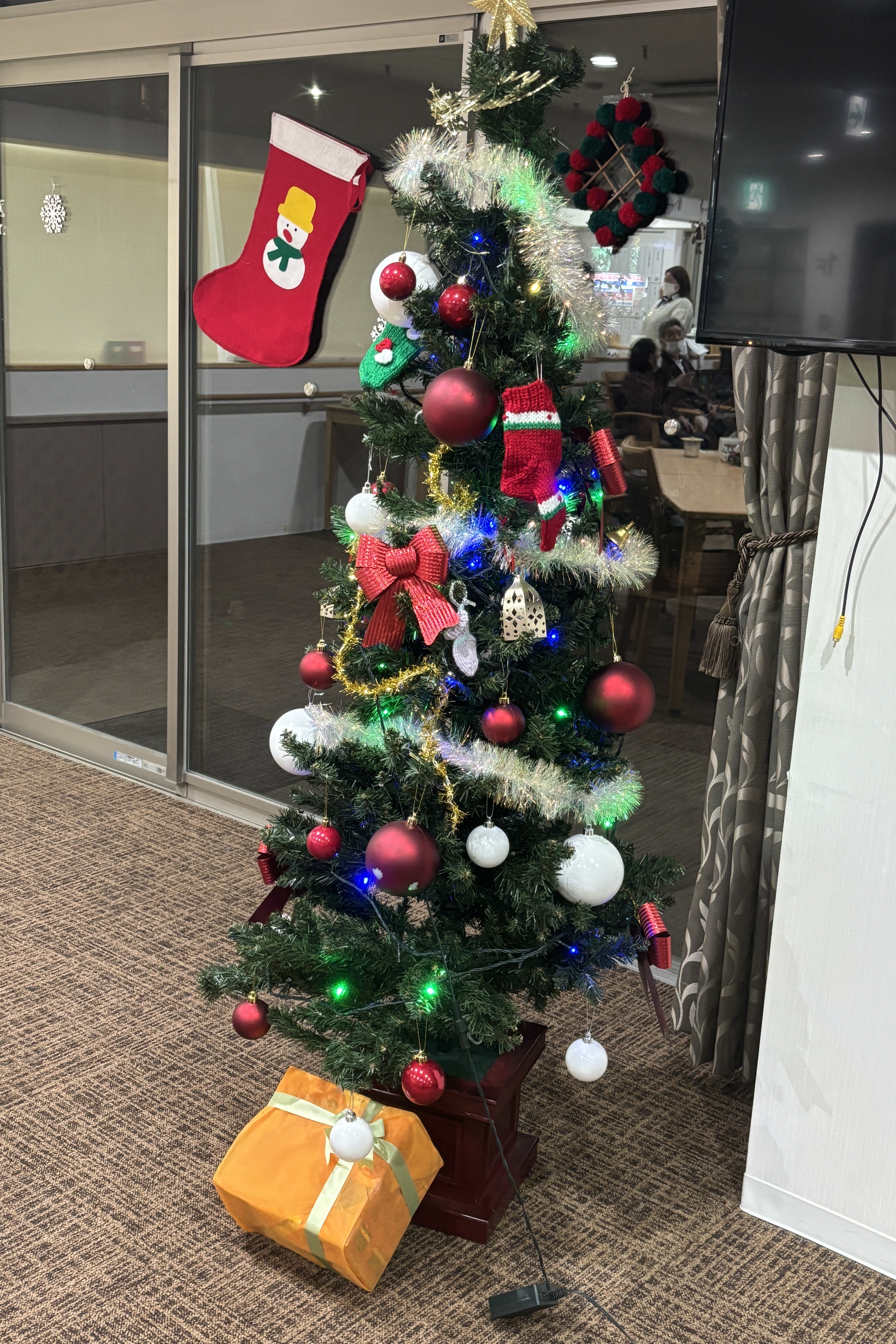 クリスマスの飾り付け