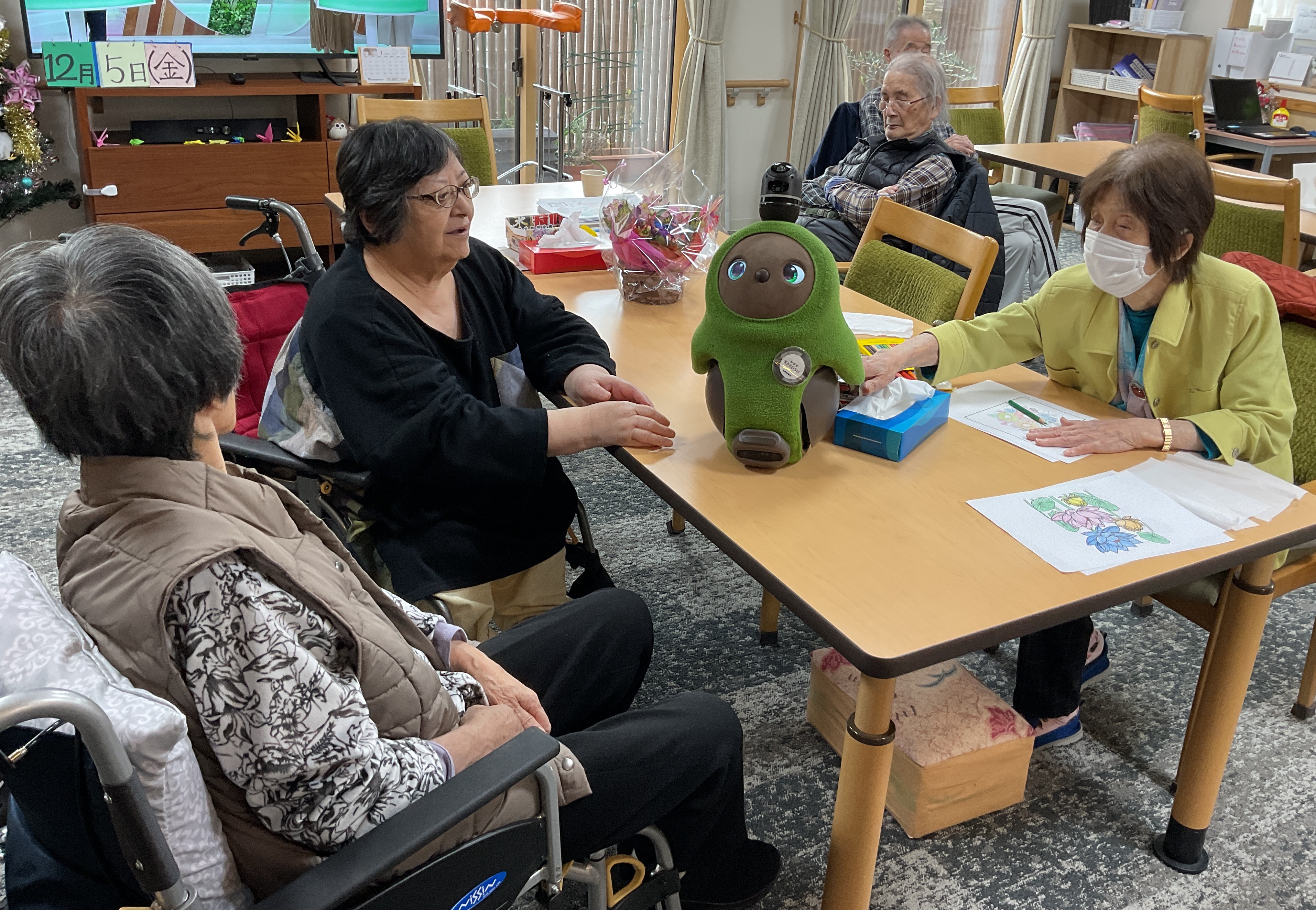 ロボットが遊びに来ました✨