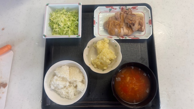 クリスマスの食事レク