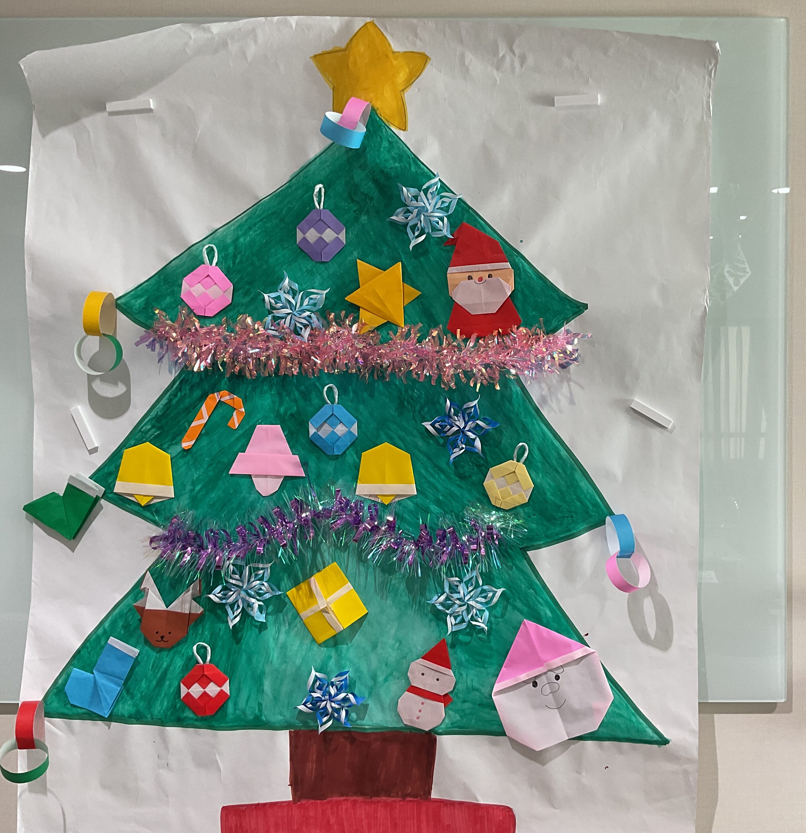 クリスマス壁飾り