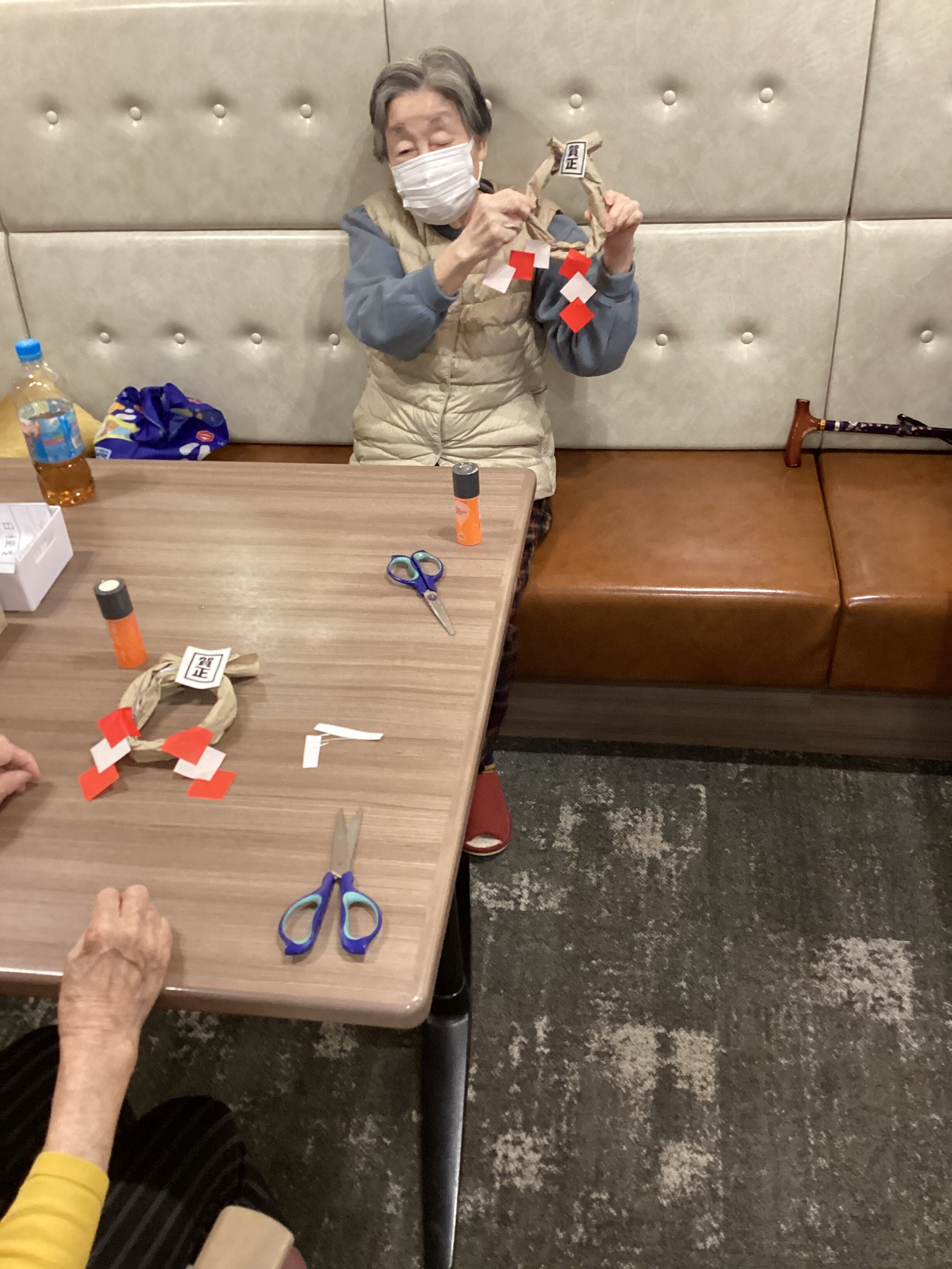 お正月の玄関飾り