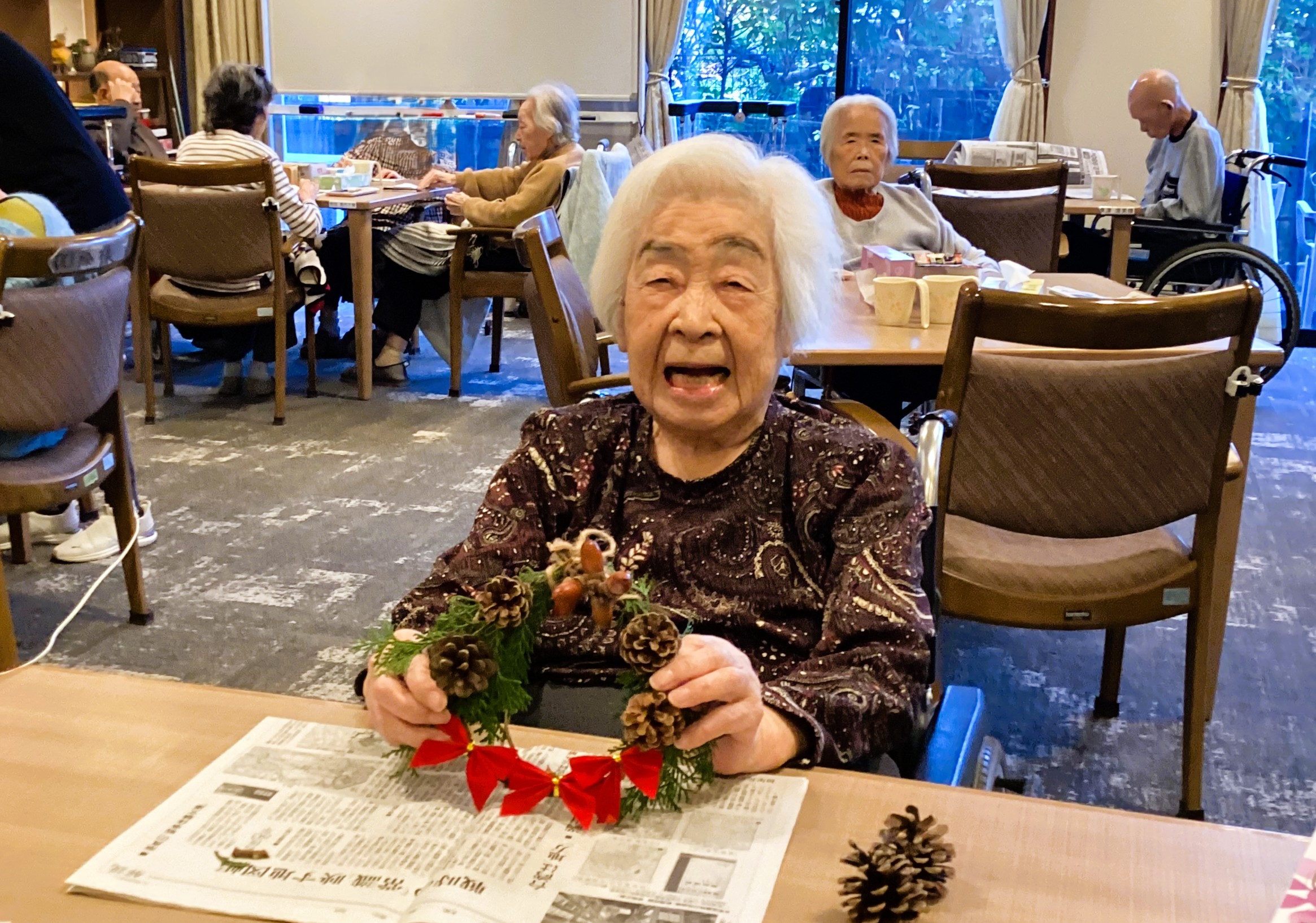 クリスマスリース作り🎄