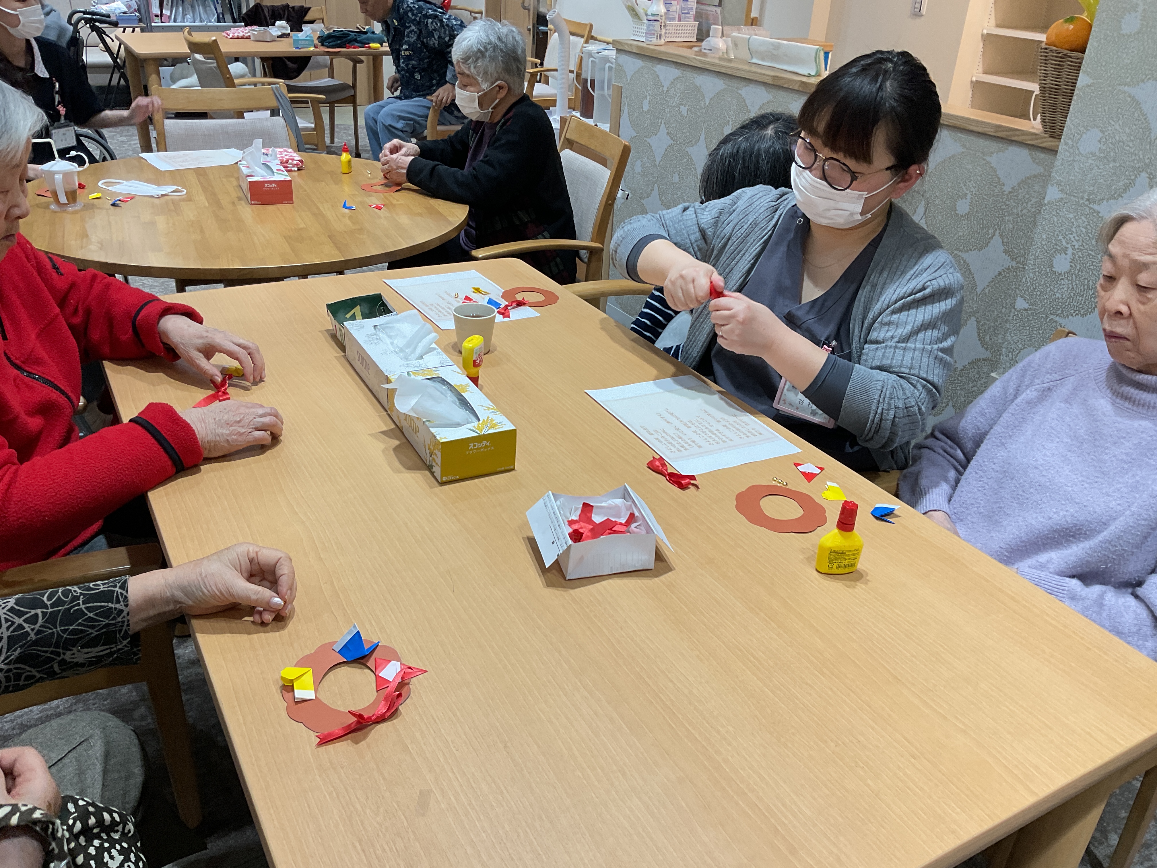 クリスマスリース作り🎄