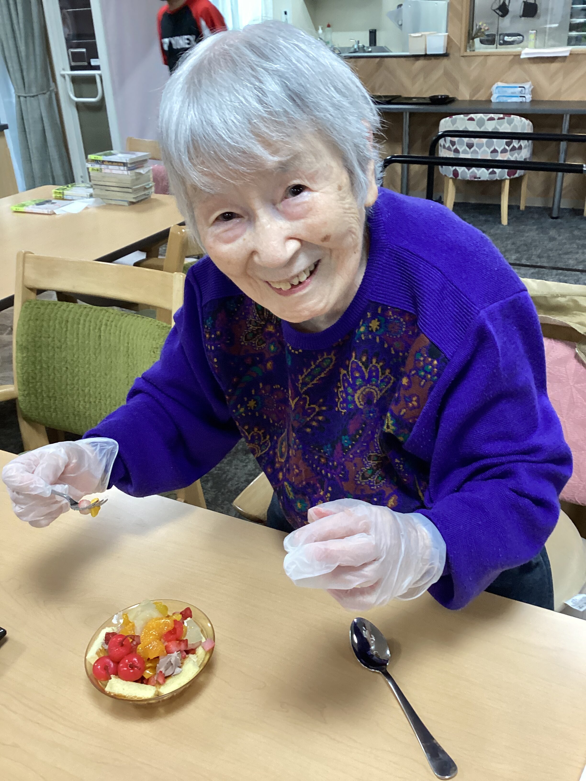 誕生日会で素敵なパフェづくり