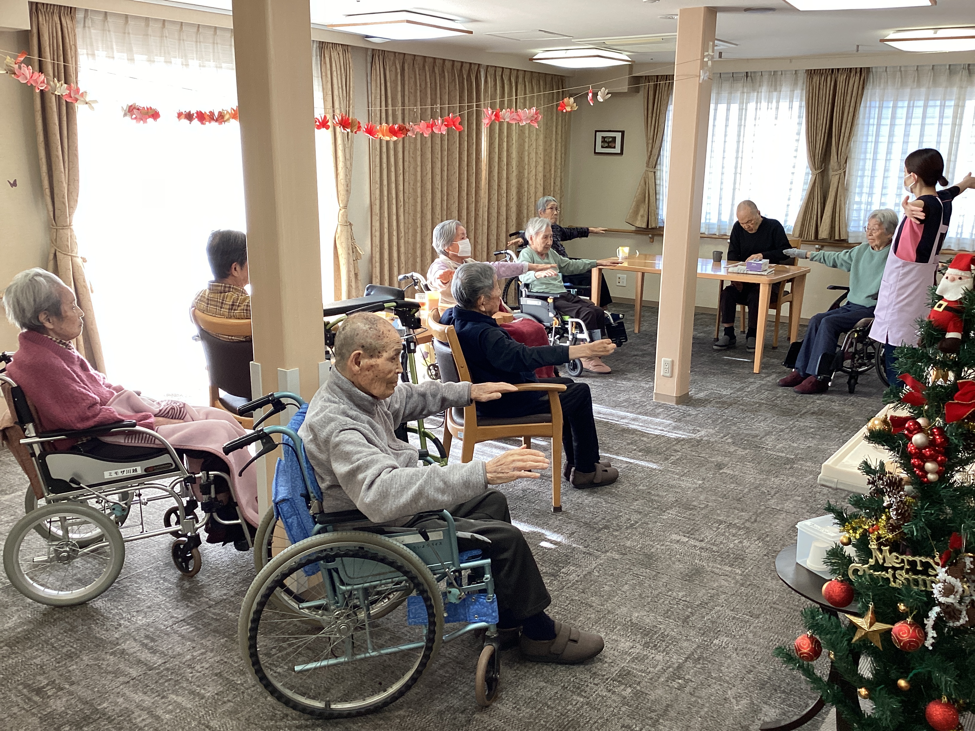 リハビリ体操の時間