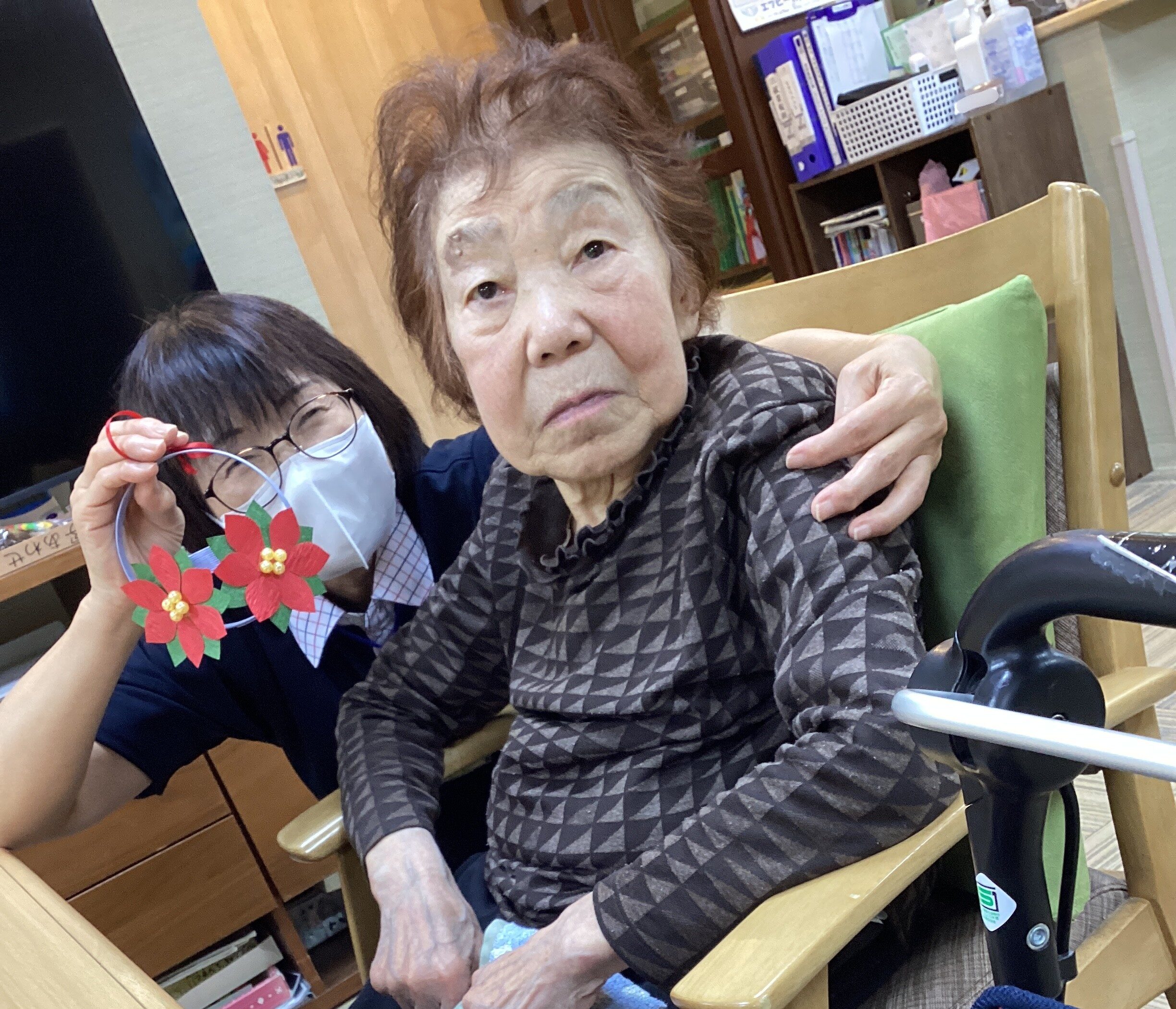 ポインセチアの飾り作り❤️