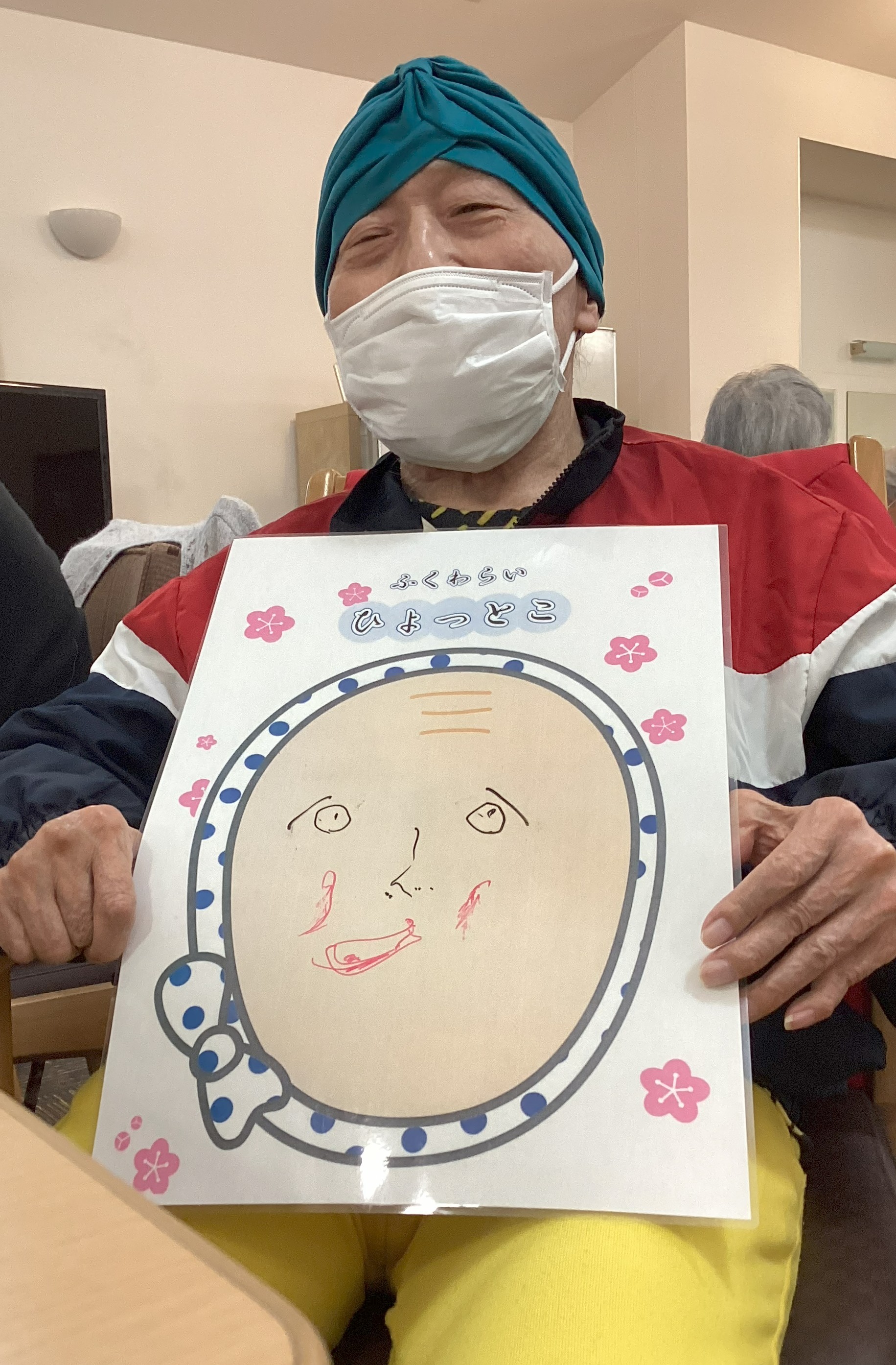 【ひょっとこ】と【おかめ】を書きました✑