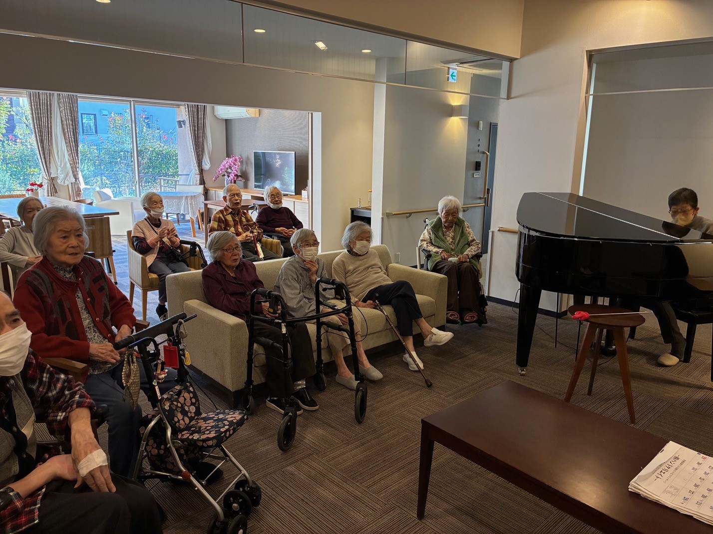 ボランティアさんによる歌レク