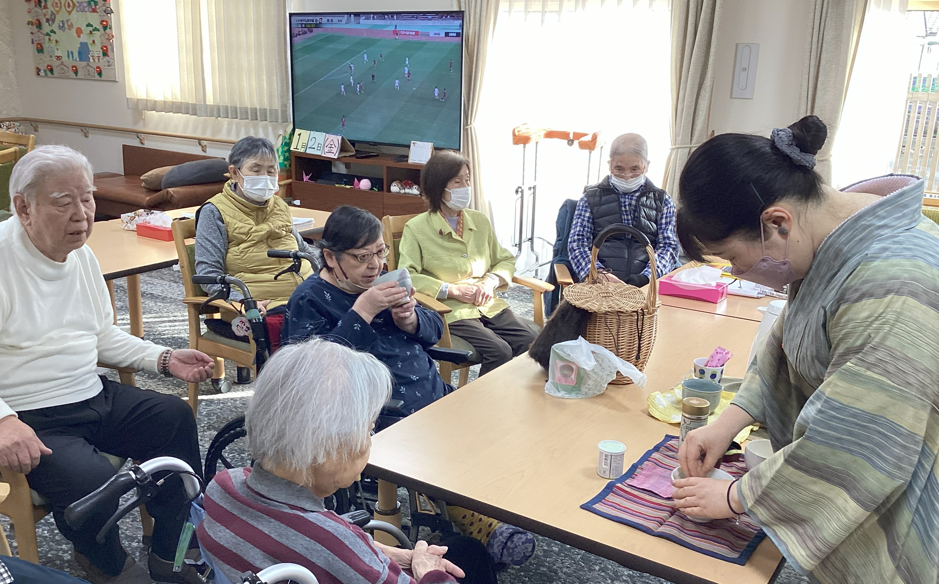 お茶会をしました☕