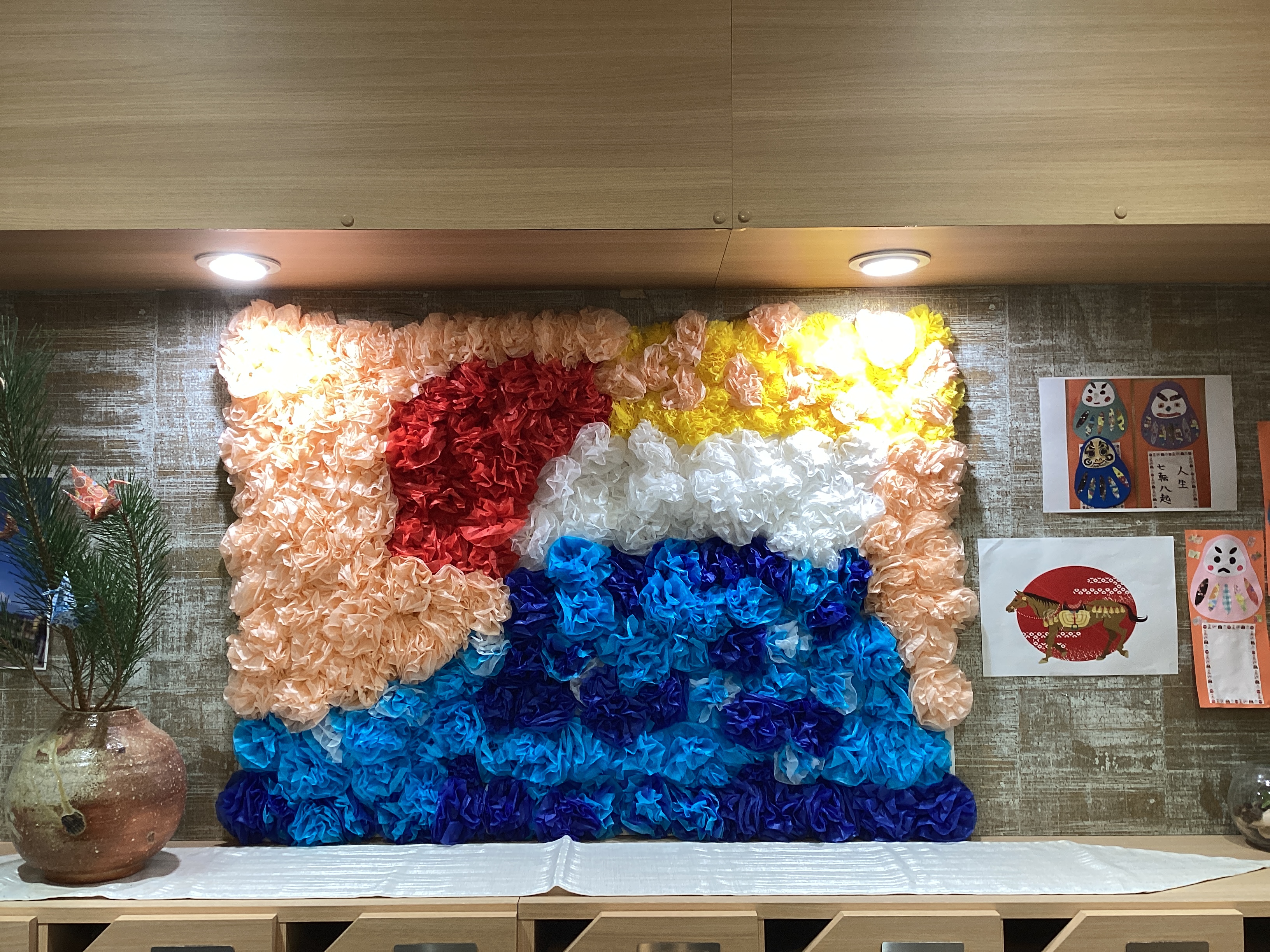 1月の壁画が完成しました！