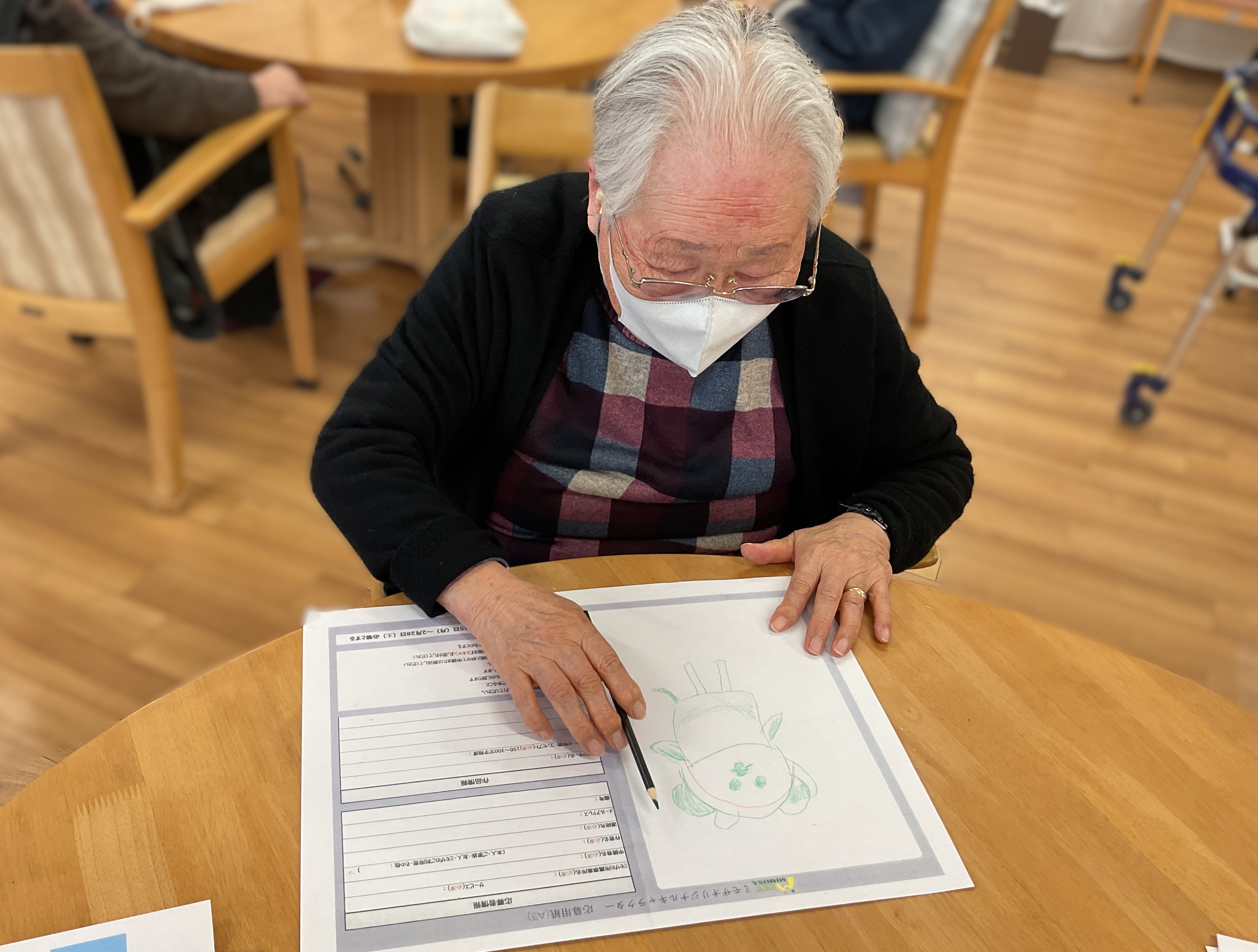 ミモザイメージキャラクター考案中